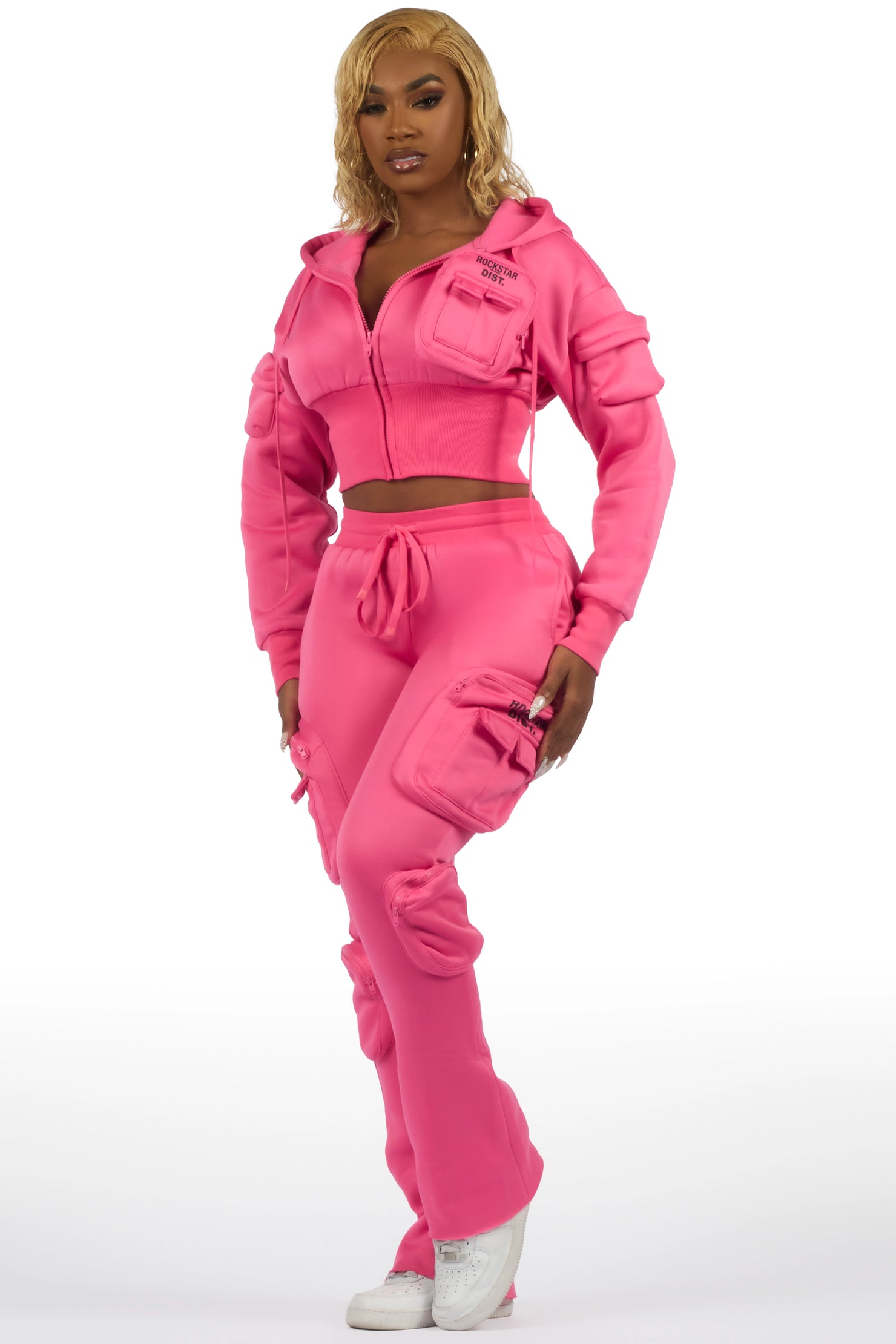Reneikia Hot Pink Cargo Track Set