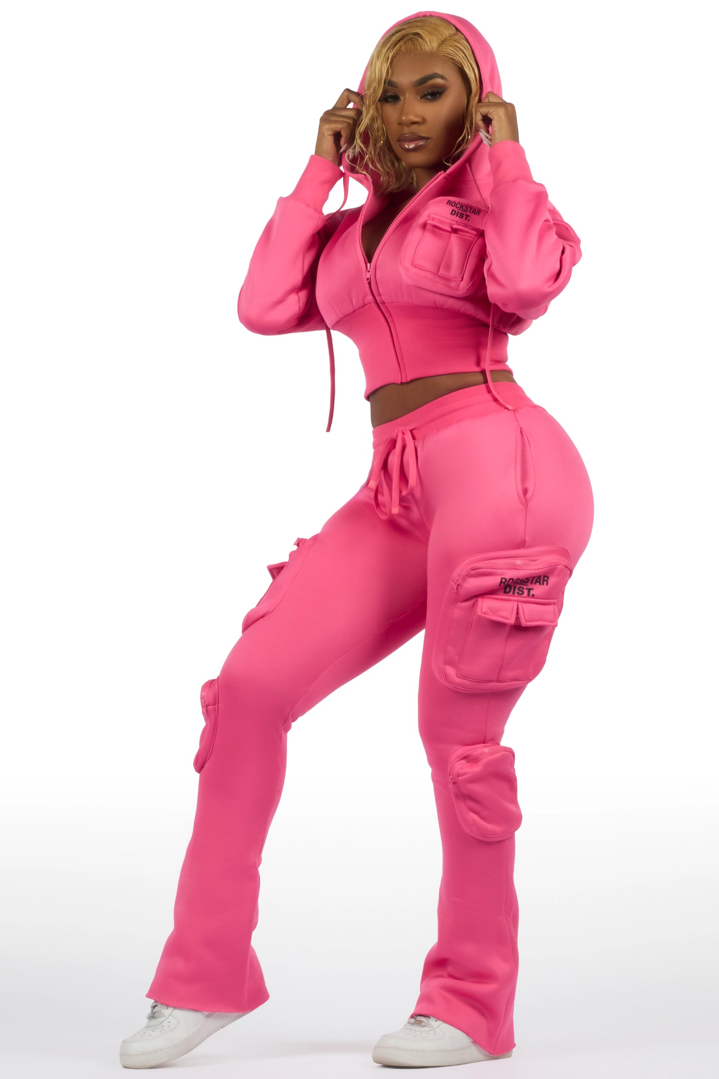 Reneikia Hot Pink Cargo Track Set