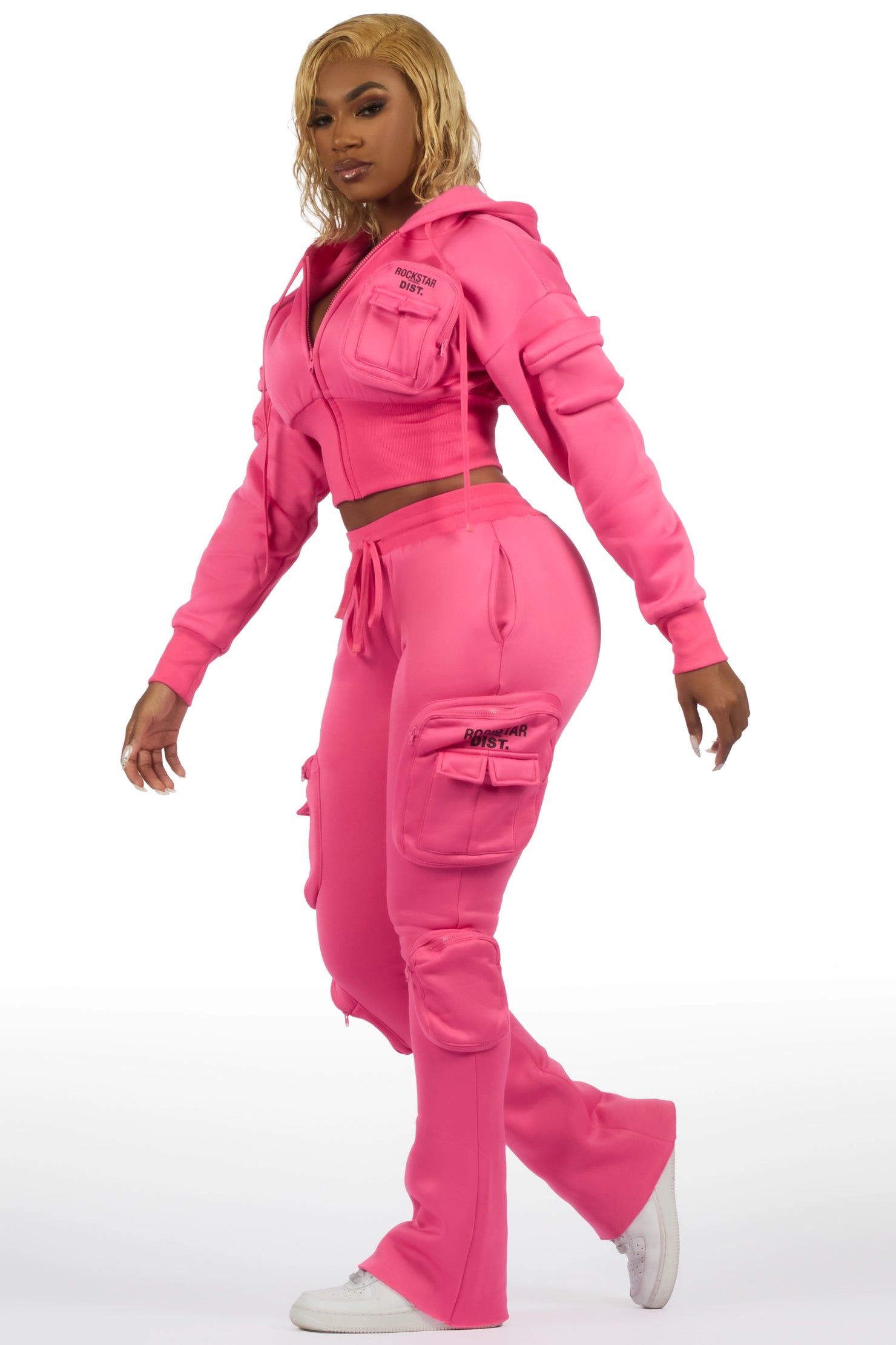 Reneikia Hot Pink Cargo Track Set