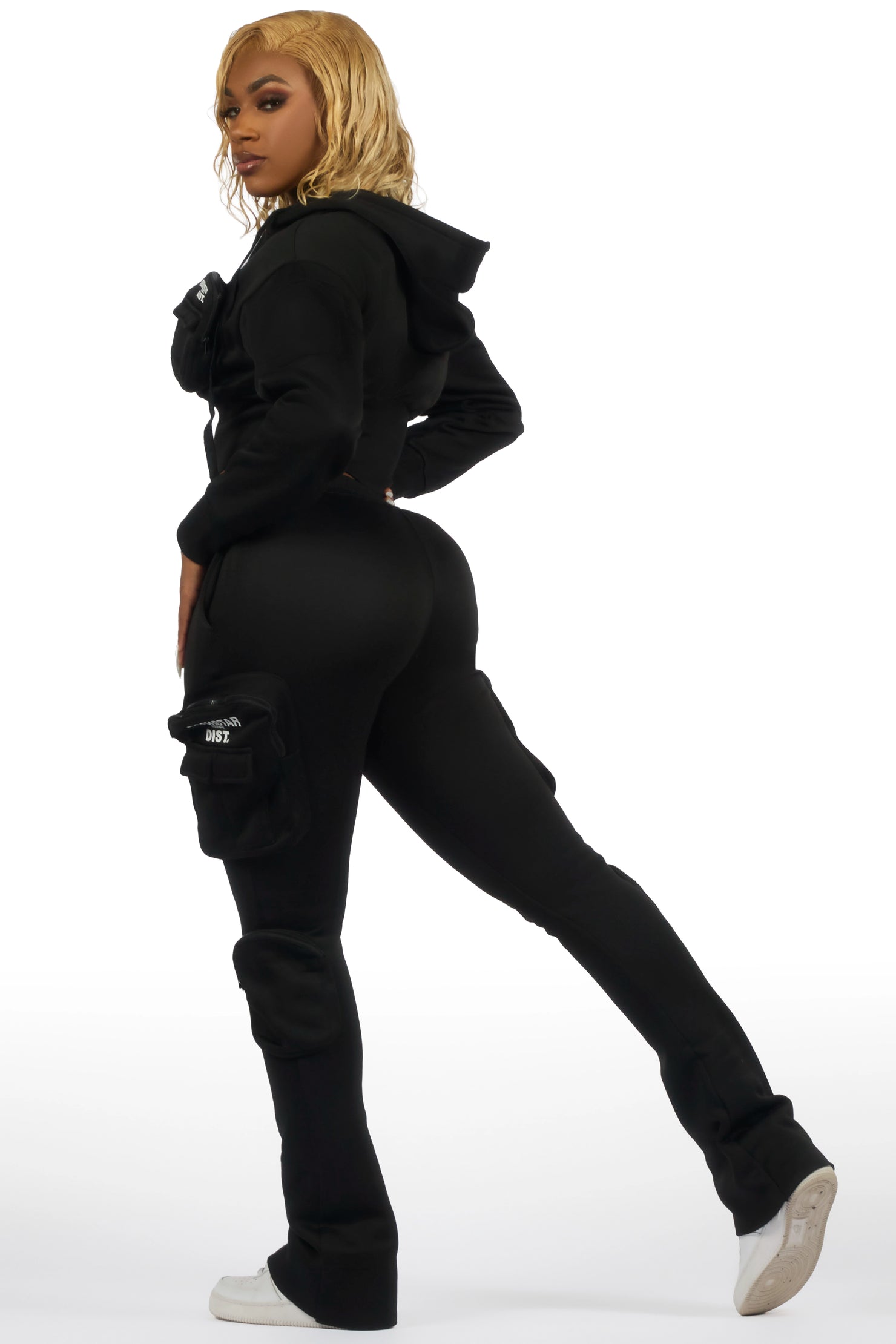 Reneikia Black Cargo Track Set