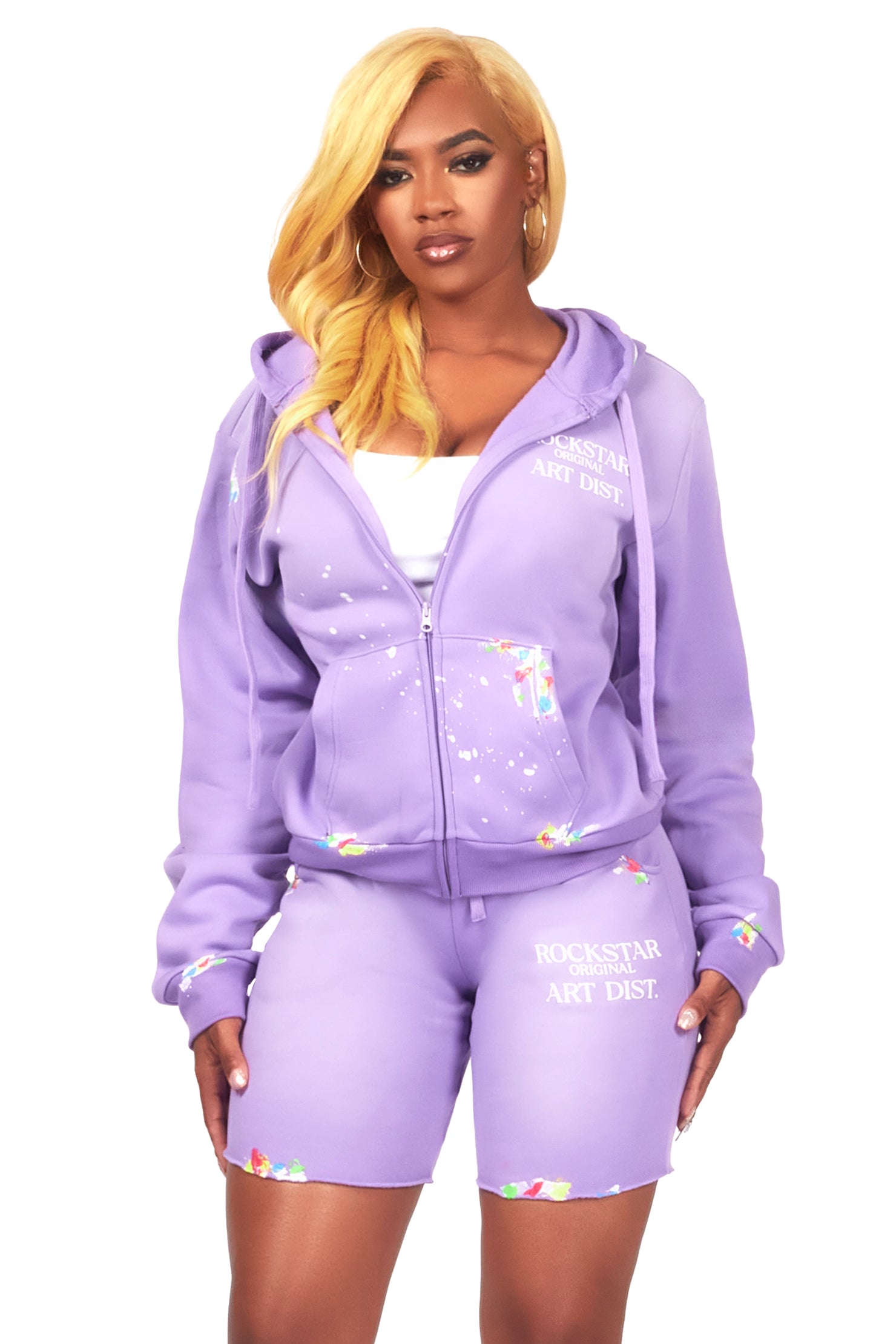Shannon Purple Short Set