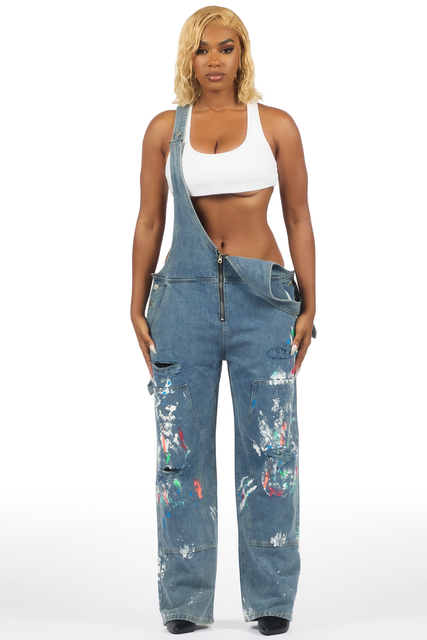 Raichele Med. Wash Painted Overall