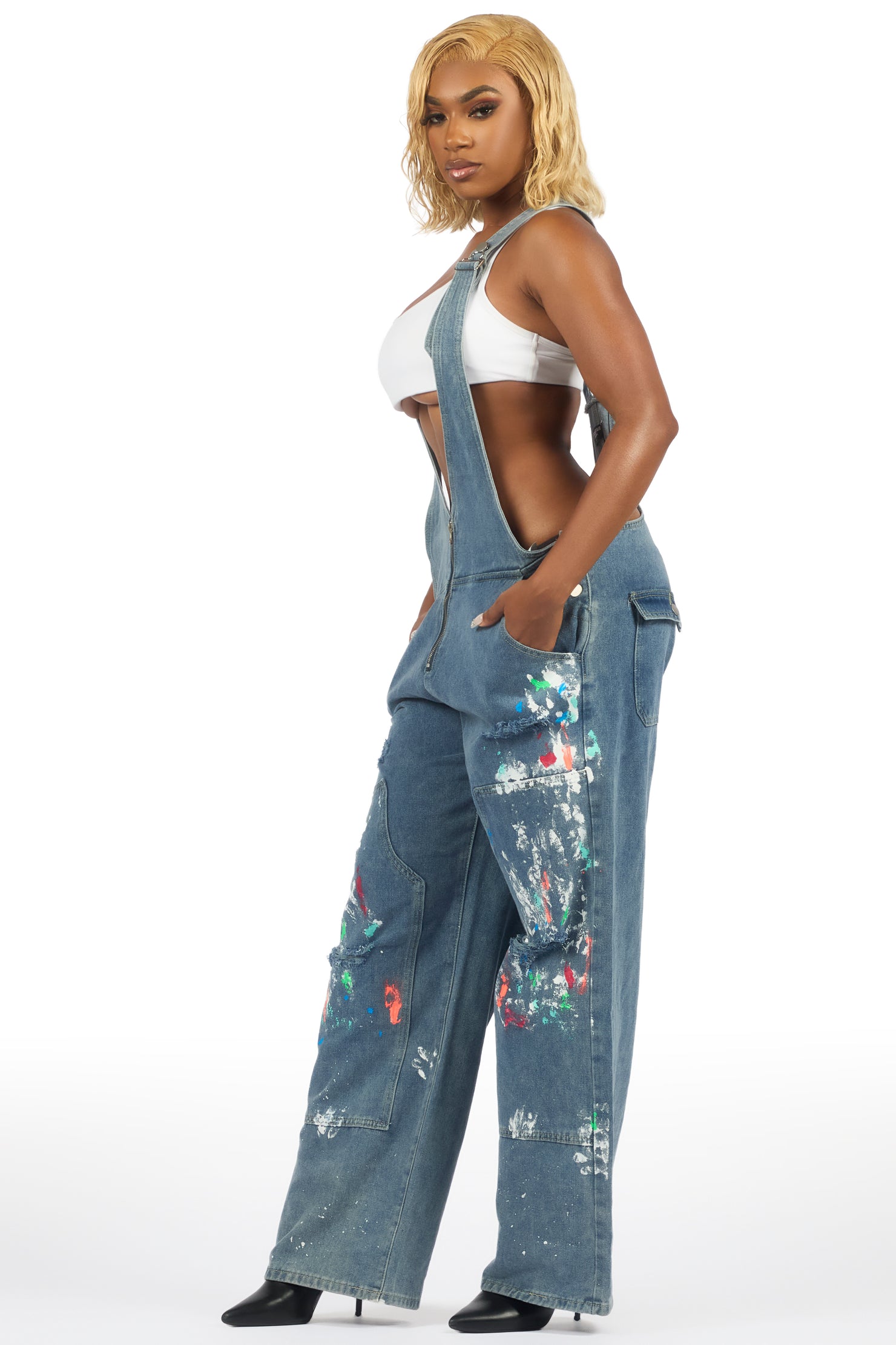 Raichele Med. Wash Painted Overall