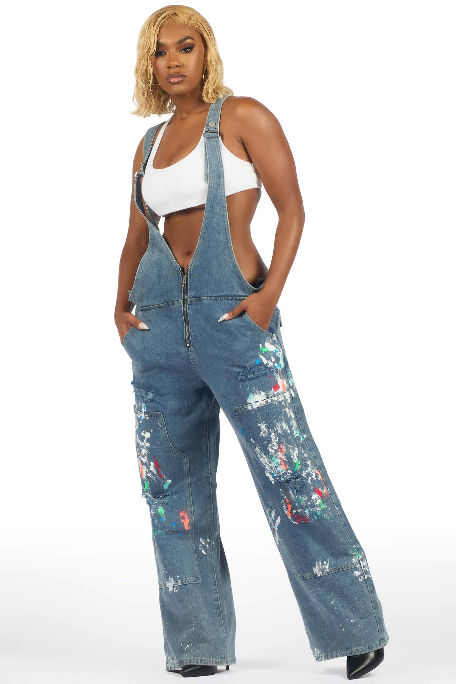 Raichele Med. Wash Painted Overall