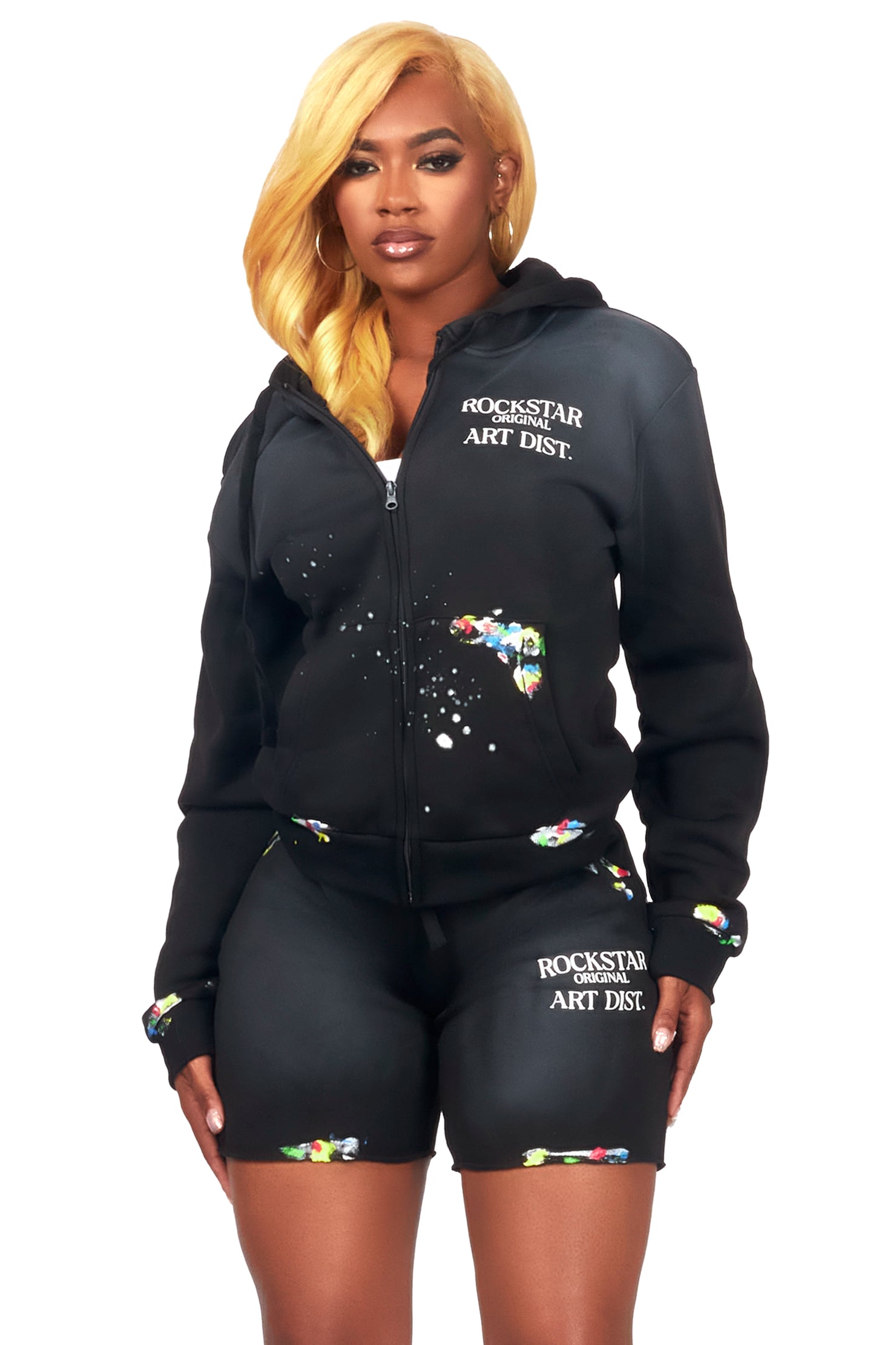 Shannon Black Short Set