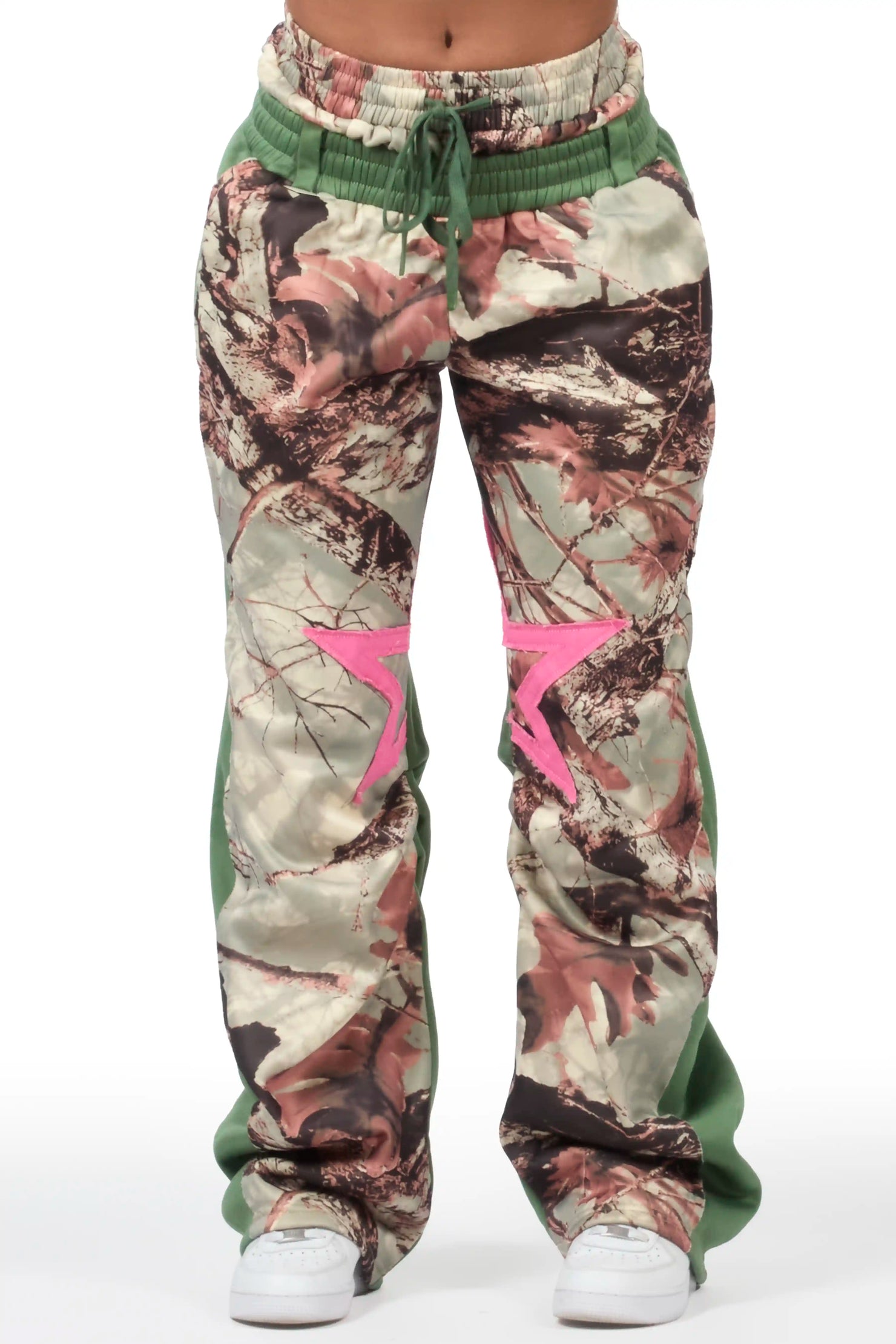Canaan Tree Camo Double Waisted Baggy Track Pant