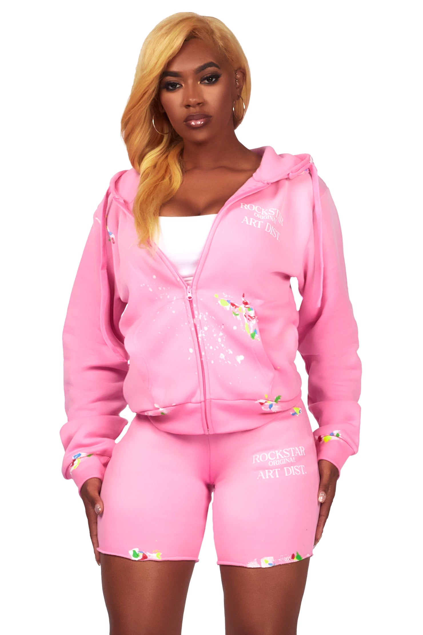 Shannon Pink Short Set