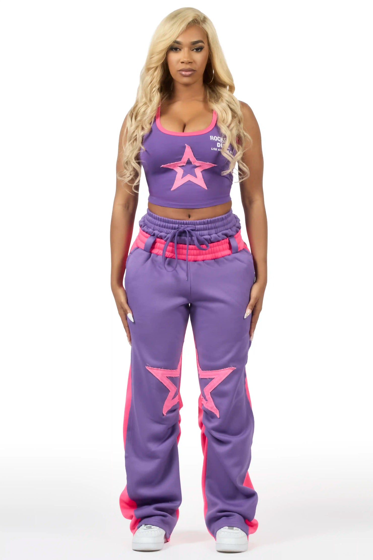 Canaan Purple Graphic Tank Top