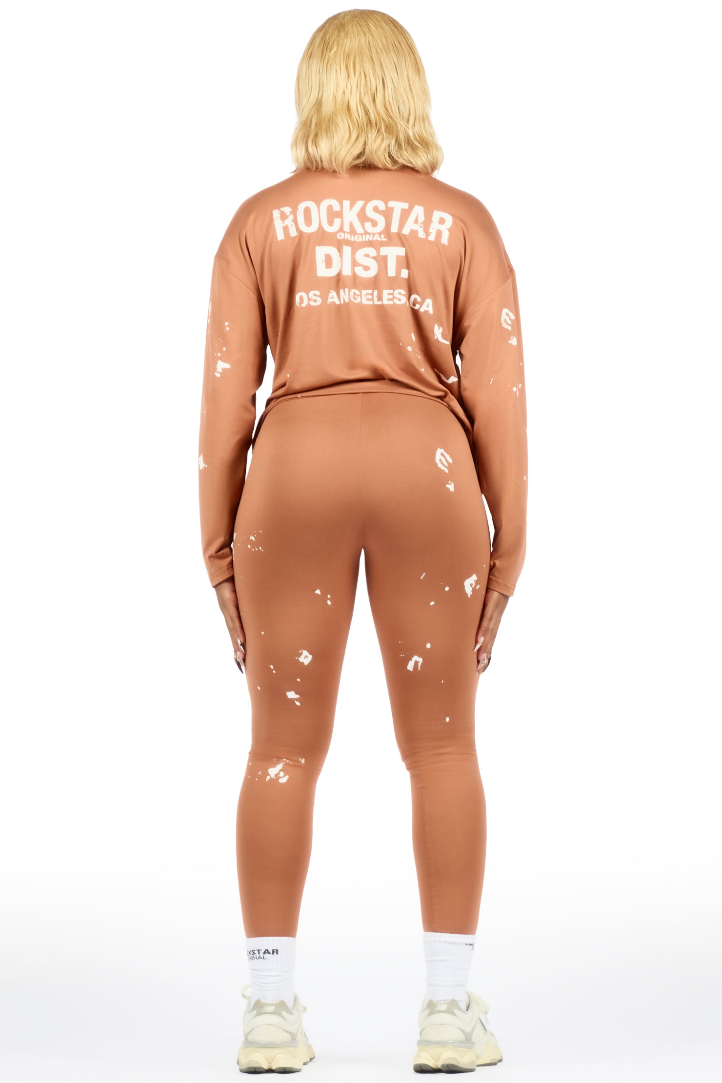 Living For It Mocha Long Sleeve Legging Set