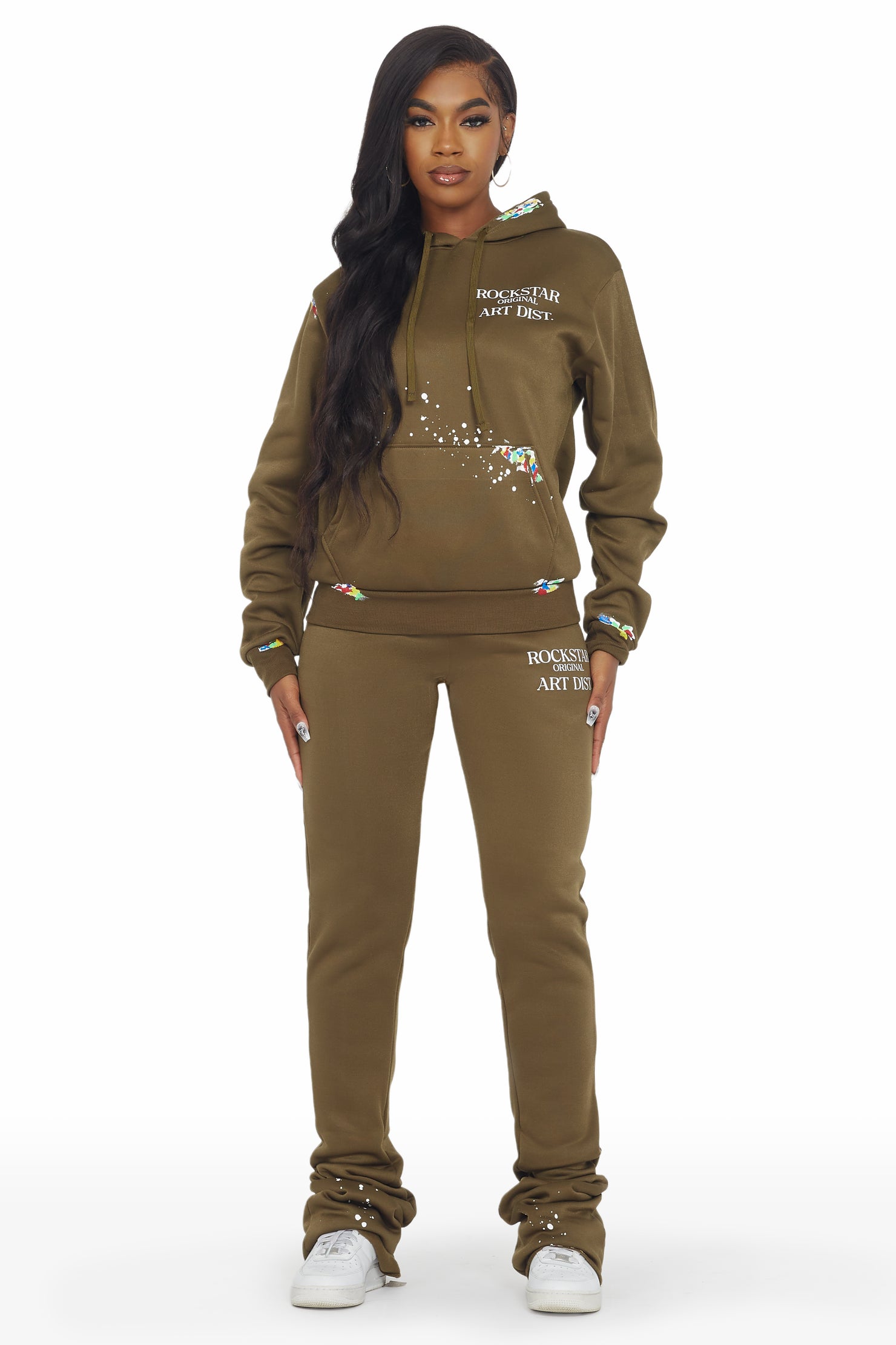 Nevaeh Olive Super Stacked Trackset