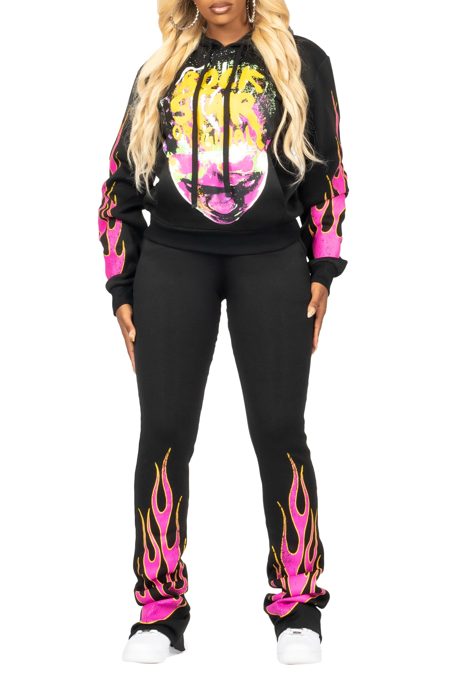 Marielos Black Super Stacked Trackset