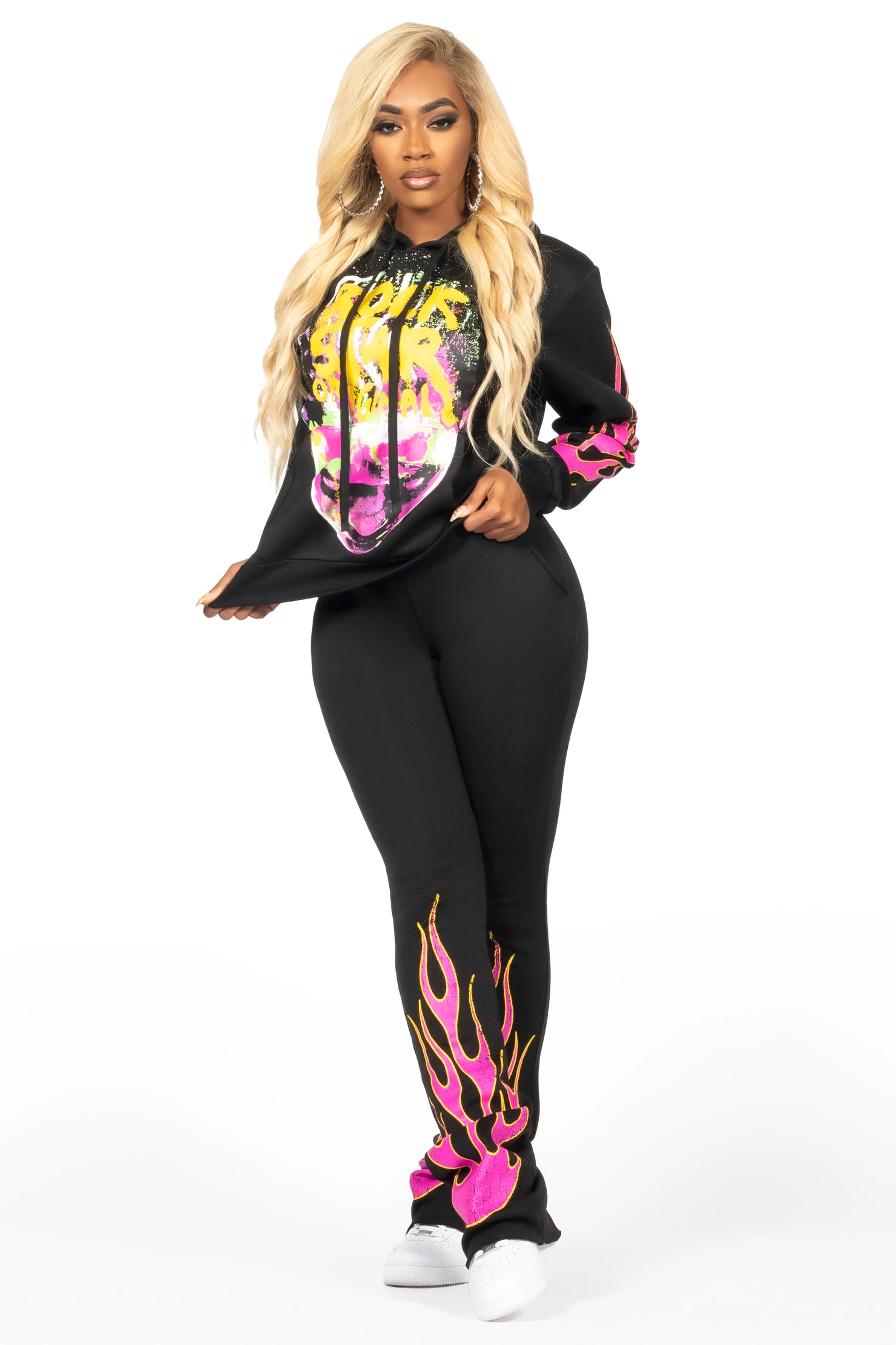 Marielos Black Super Stacked Trackset