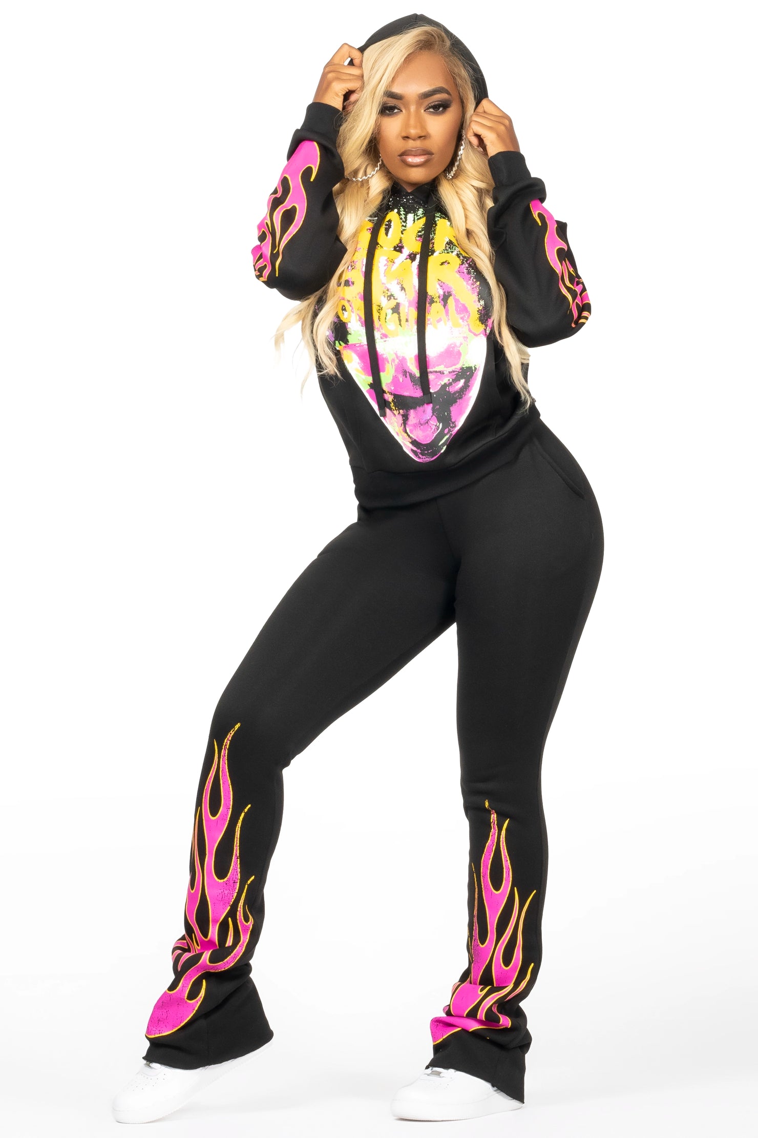 Marielos Black Super Stacked Trackset