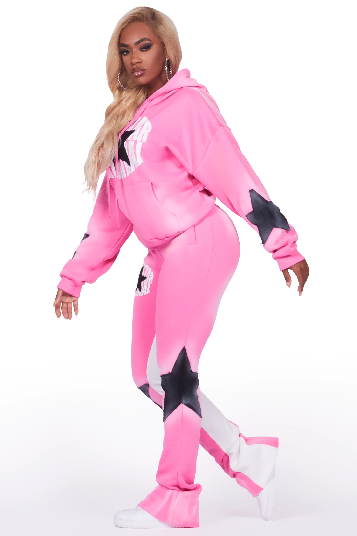 Kaliyah Bubblegum Pink Super Stacked Trackset