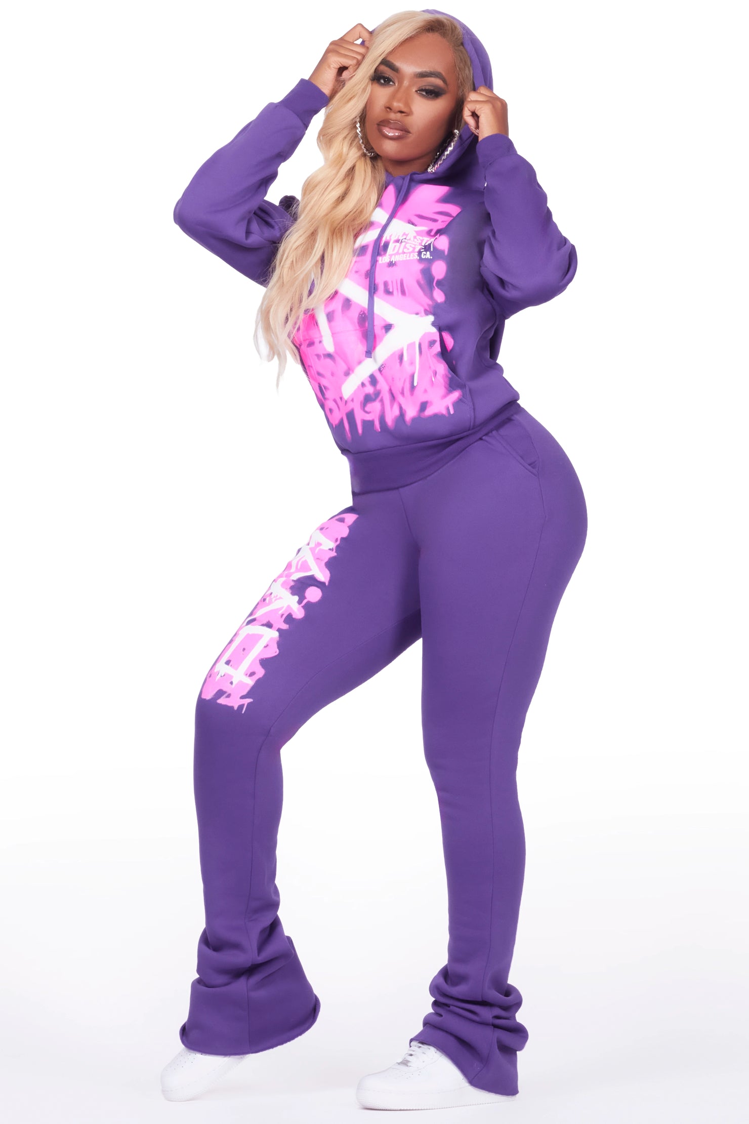 Tanesha Purple Super Stacked Trackset