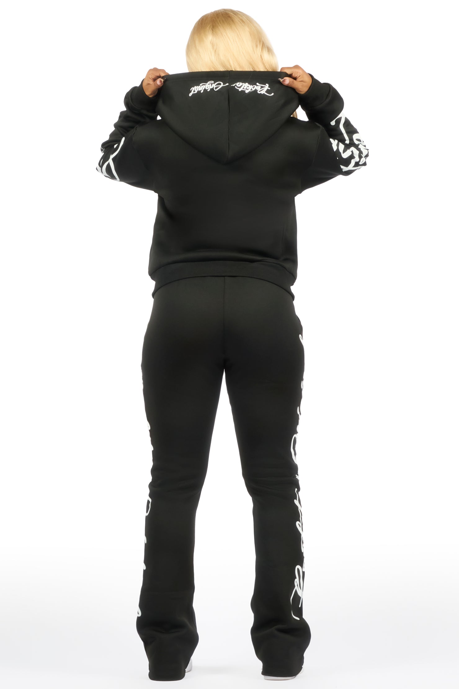 Nakesha Black Stacked Track Set