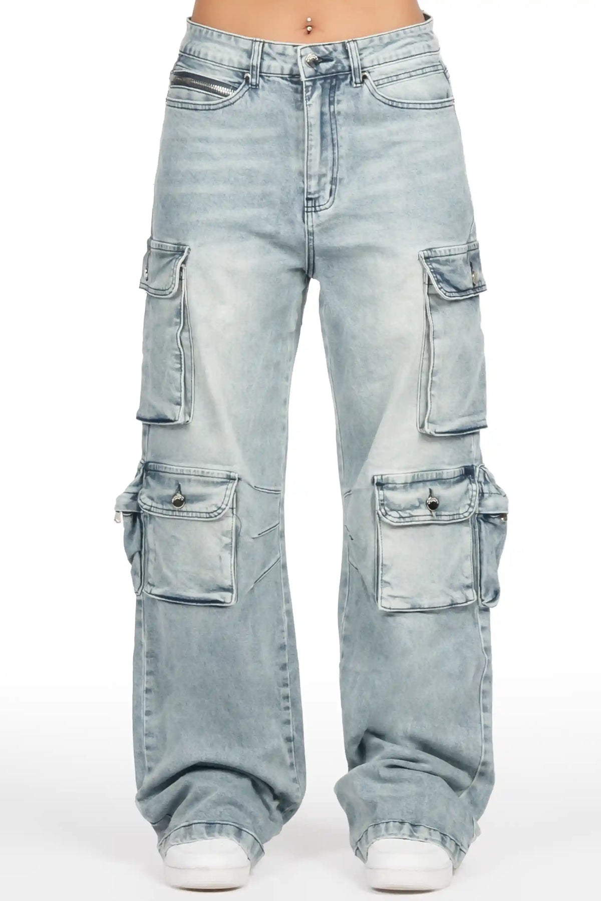 Kalaya Blue Baggy Fit Jean