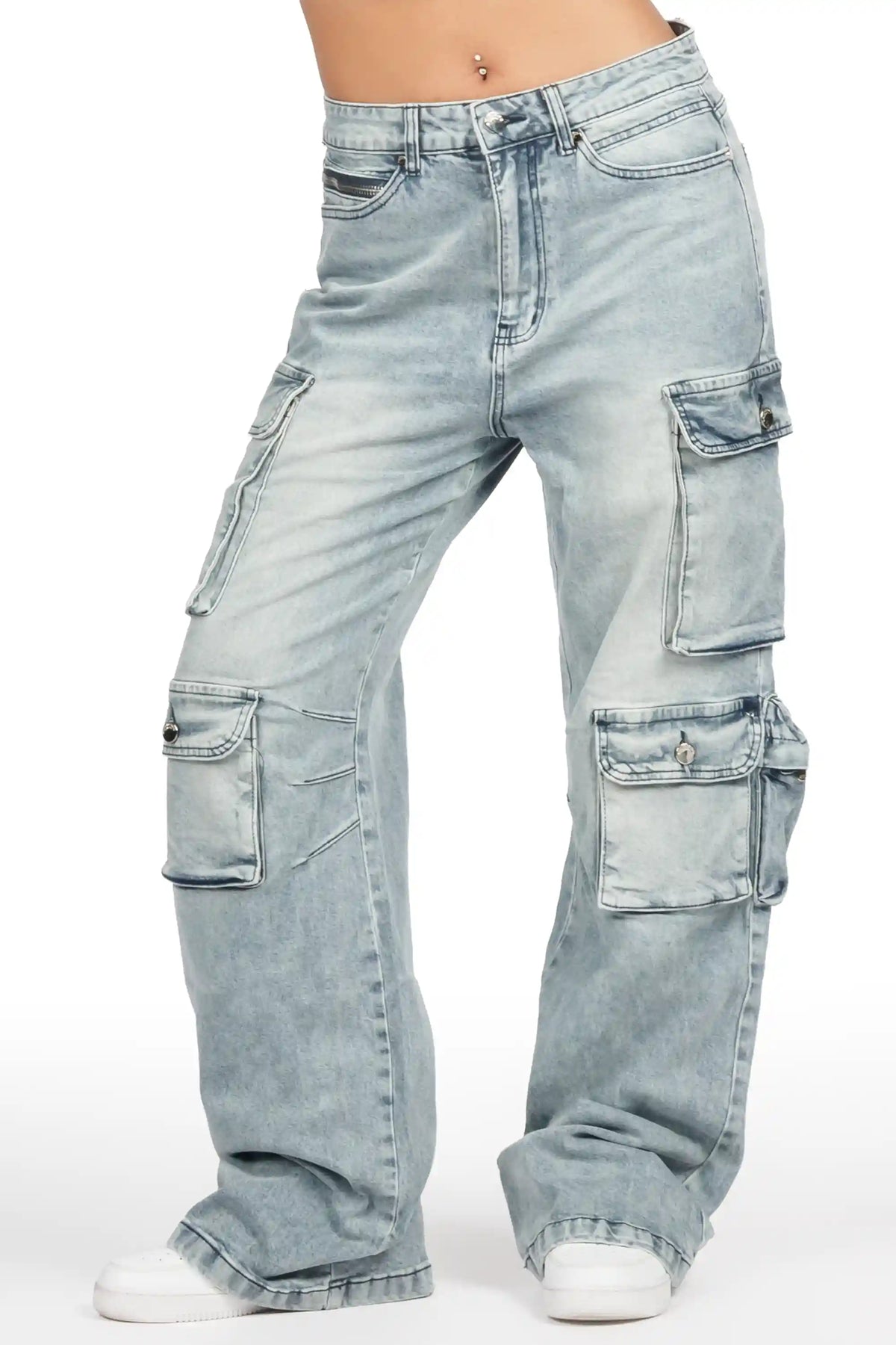 Kalaya Blue Baggy Fit Jean