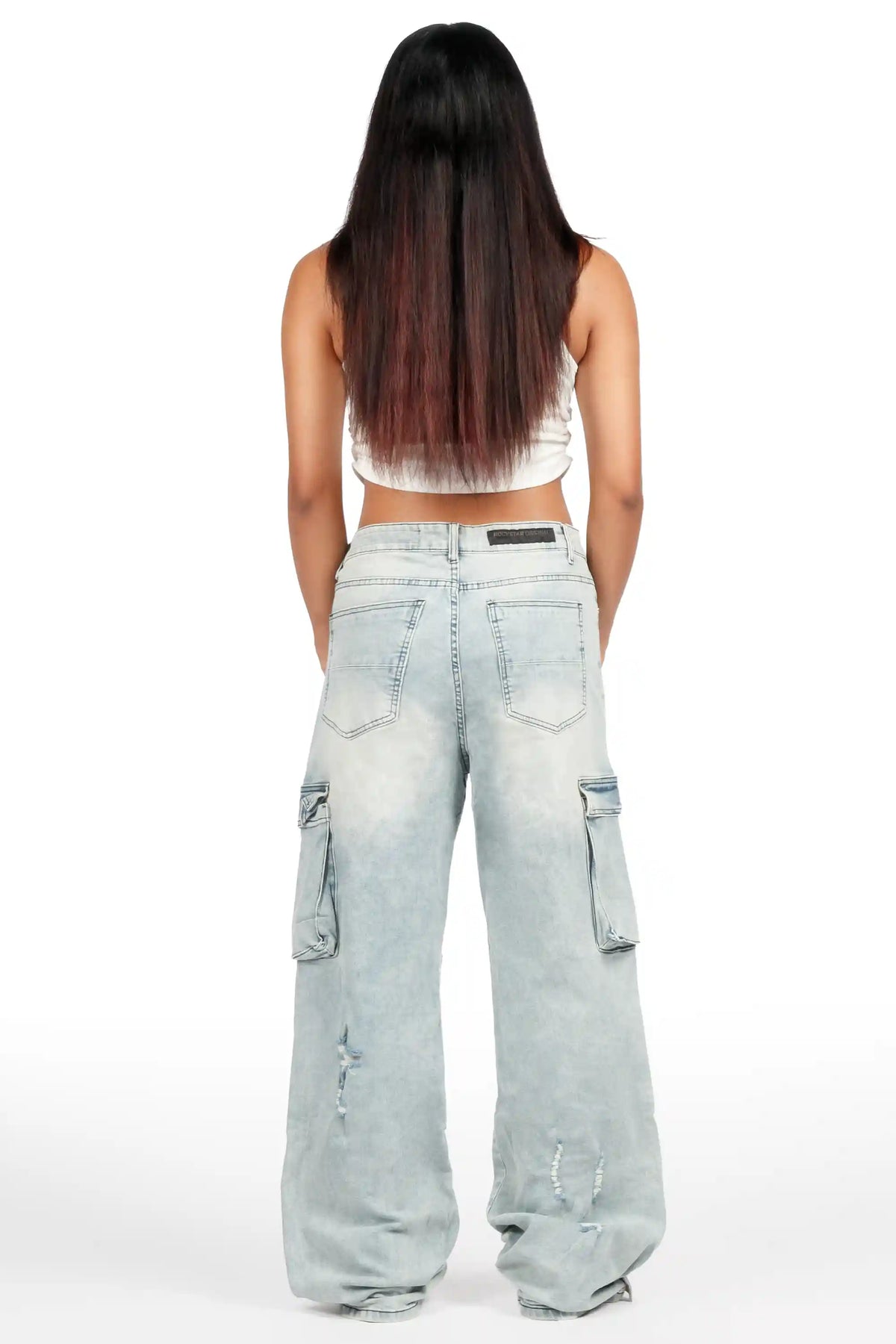Kaia Blue Baggy Fit Jean