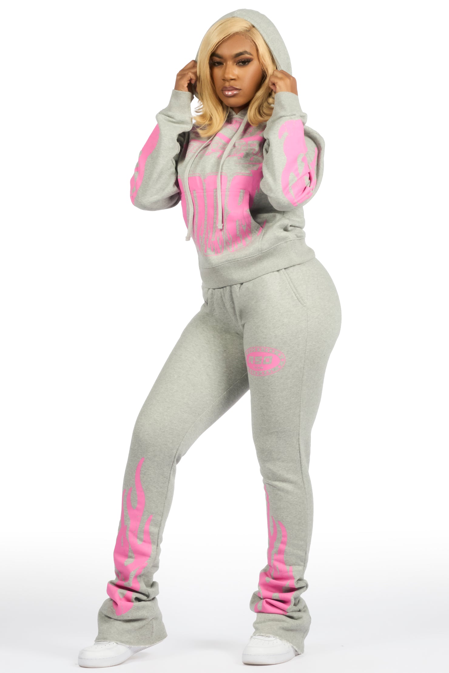 Esha 2.0 Heather Grey Super Stacked Flare Trackset