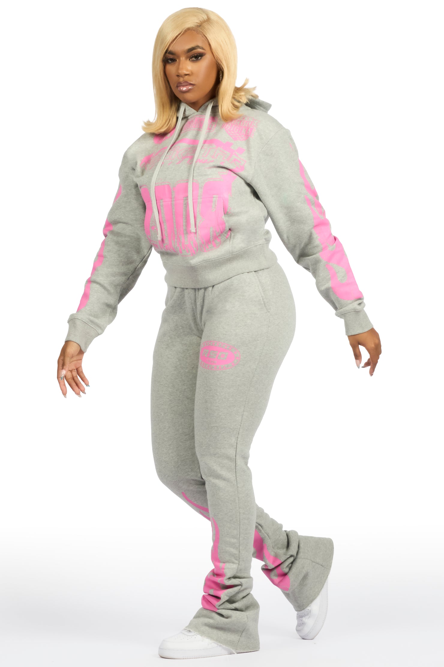 Esha 2.0 Heather Grey Super Stacked Flare Trackset