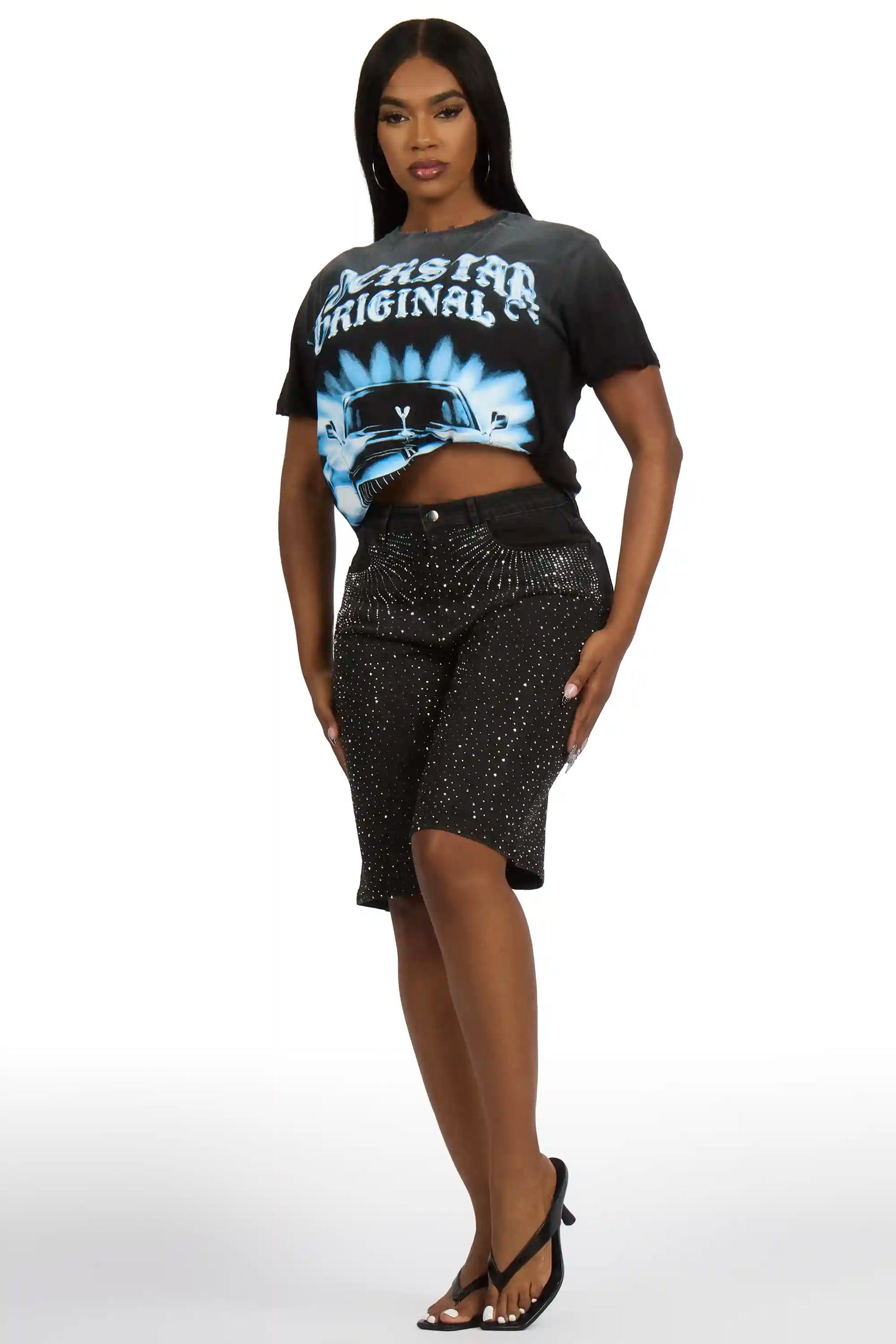 Lakesia Black T-Shirt