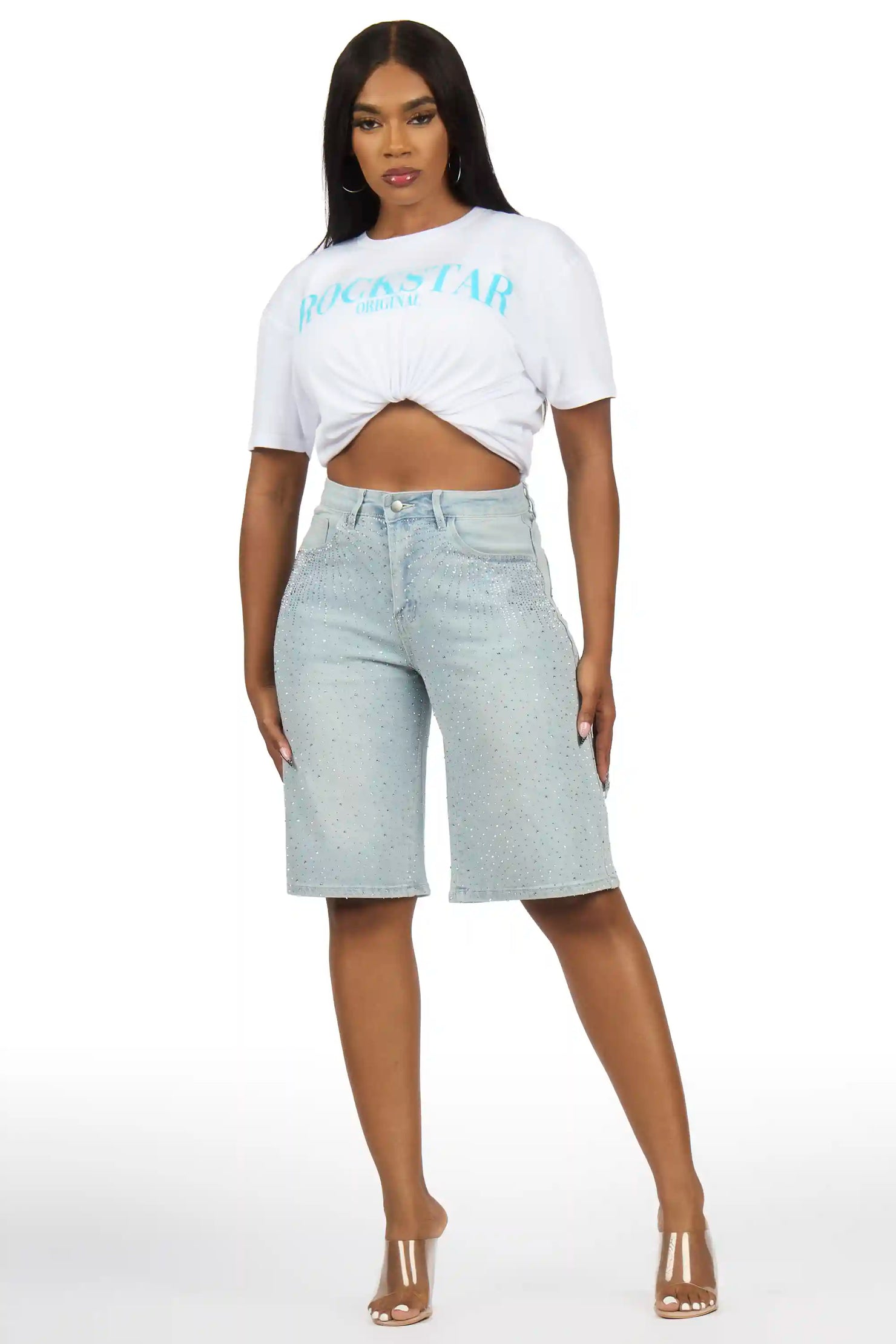 Octavia White/Blue T-Shirt