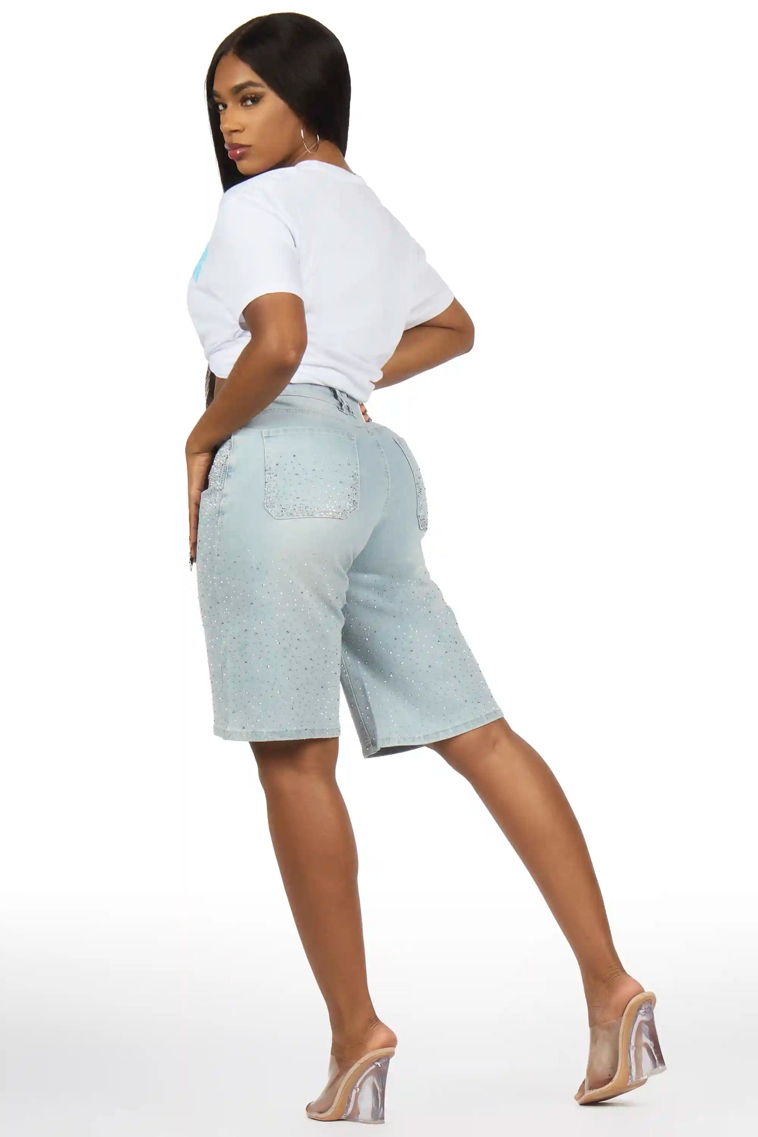 Octavia White/Blue T-Shirt