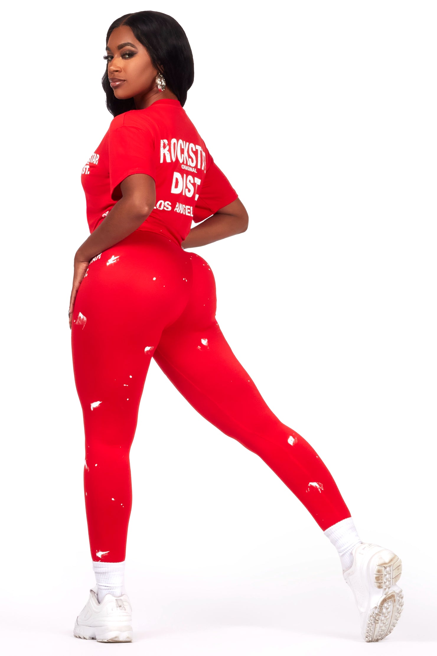 Danylle Red Legging Set