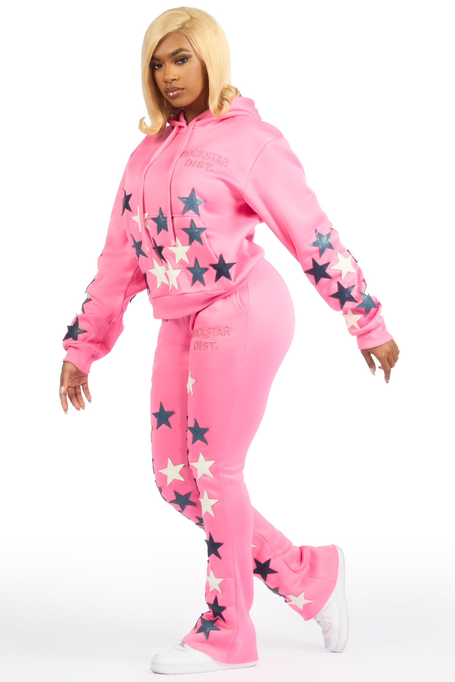 Starlena Pink Stacked Track Set