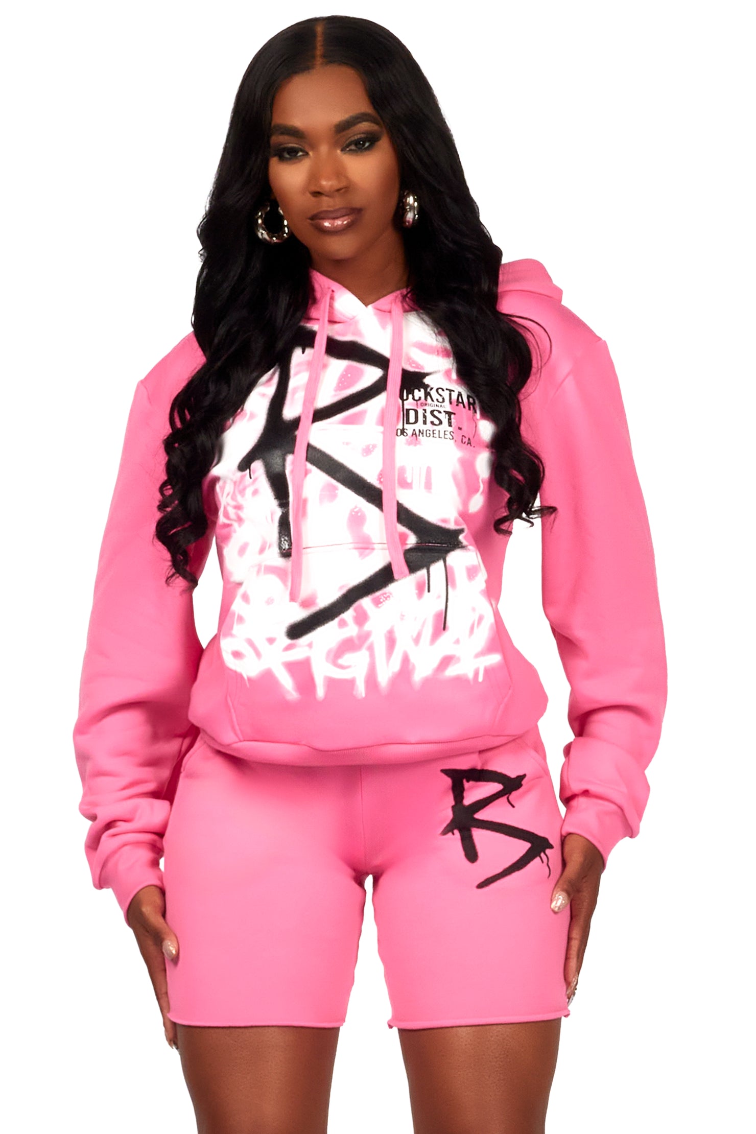 Nahomy Bubblegum Pink Short Set