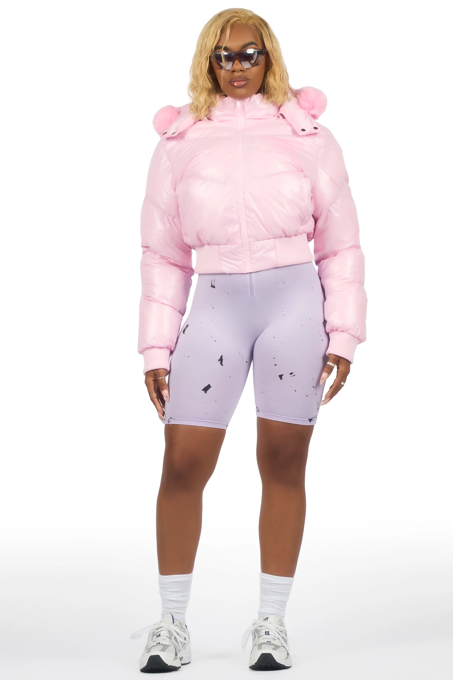 Moncia Pink Puffer Jacket