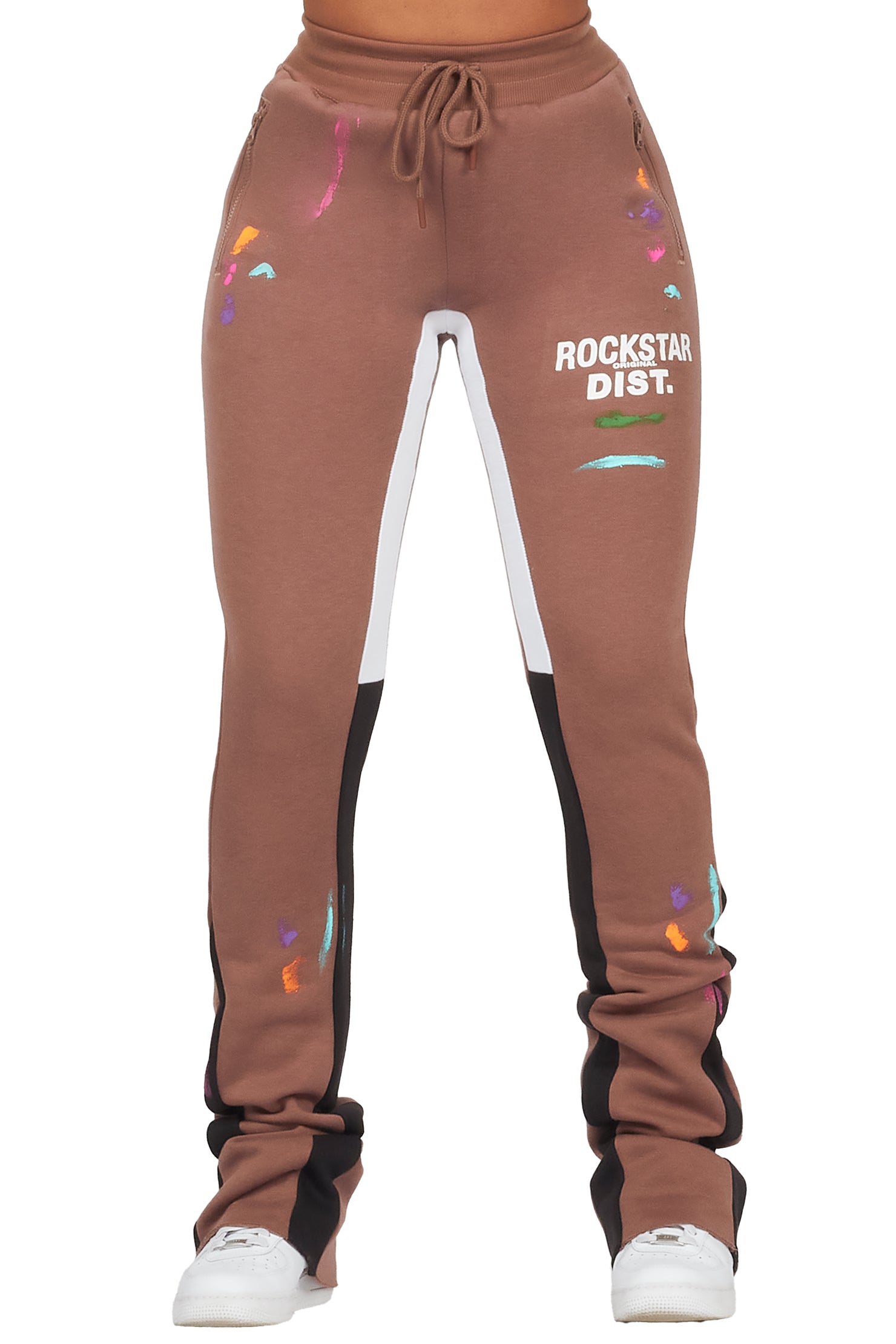 Karenthia Mocha Stacked Flare Pant