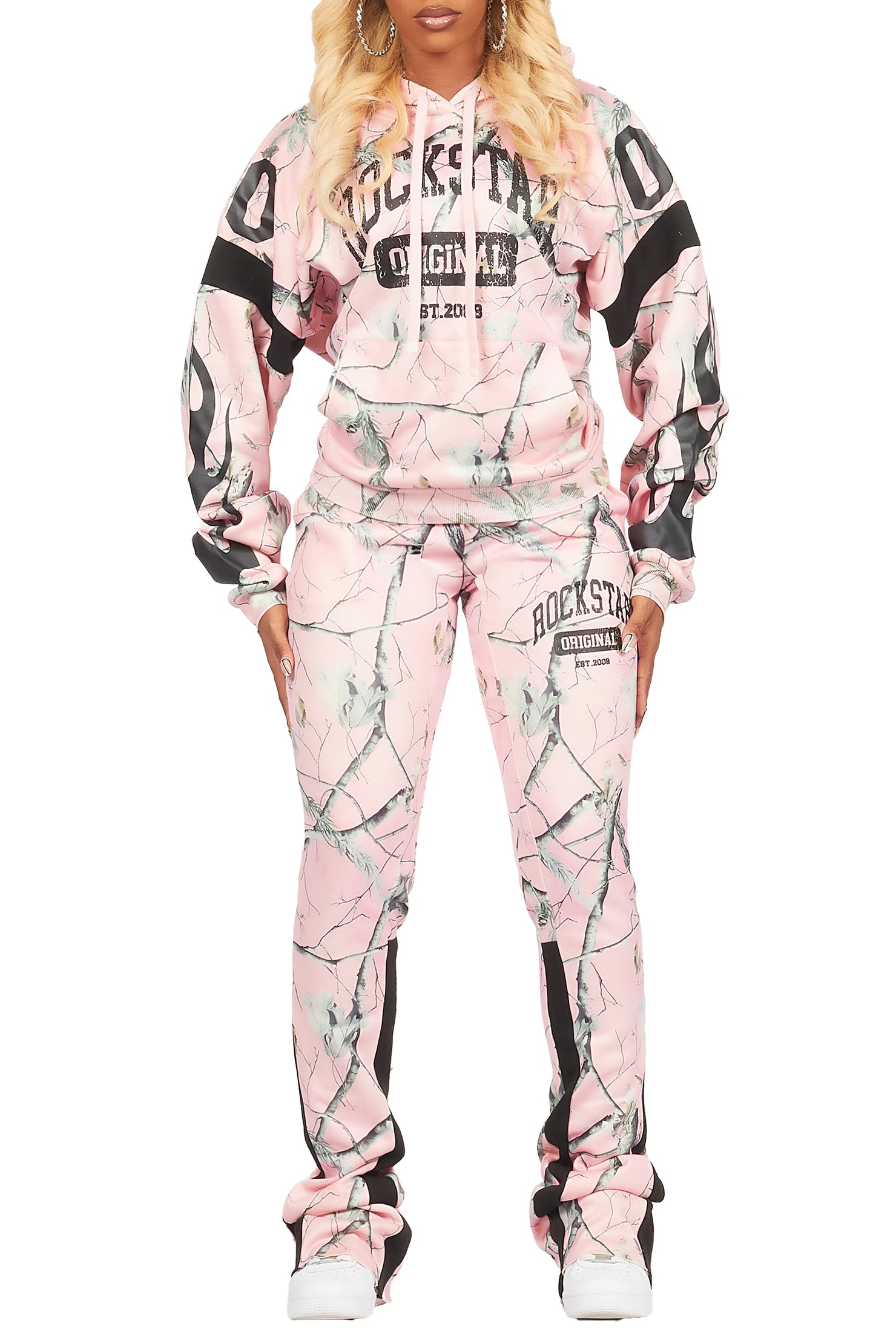 Ethelda Pink Tree Camo Super Stacked Trackset