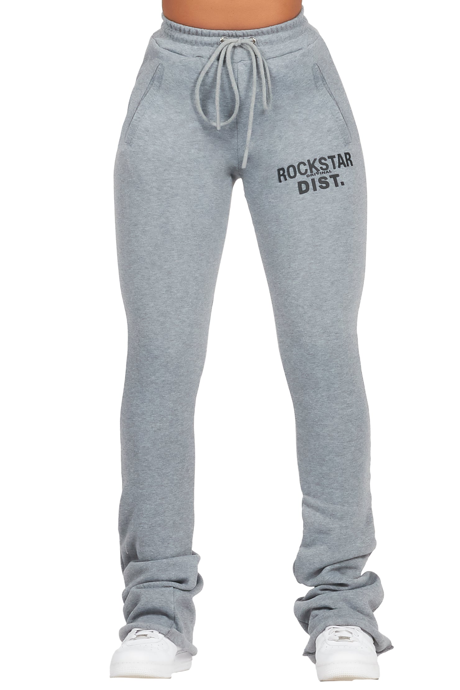 Juliana Heather Grey Super Stacked Track Pant