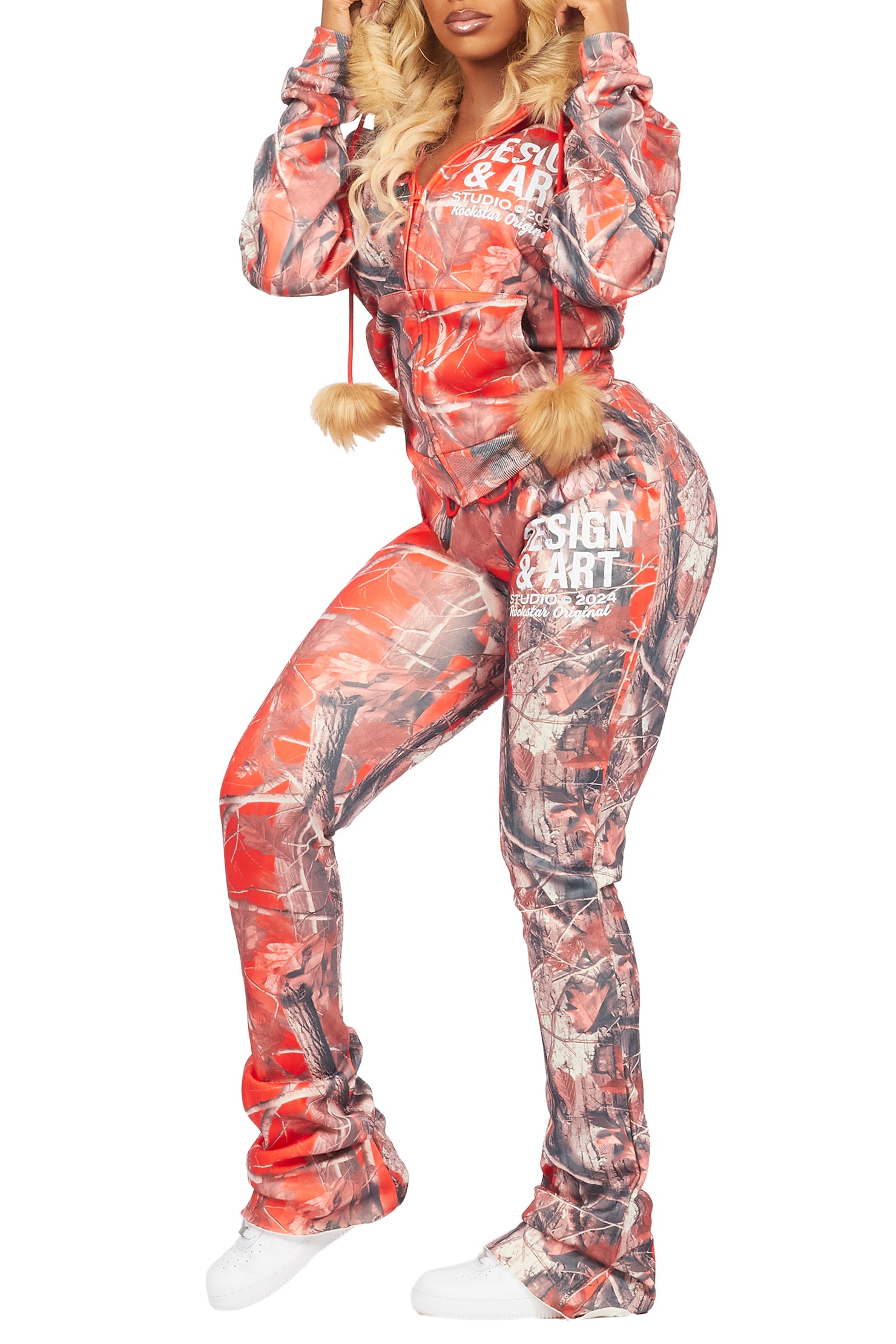 Benita Red Tree Camo Super Stacked Trackset