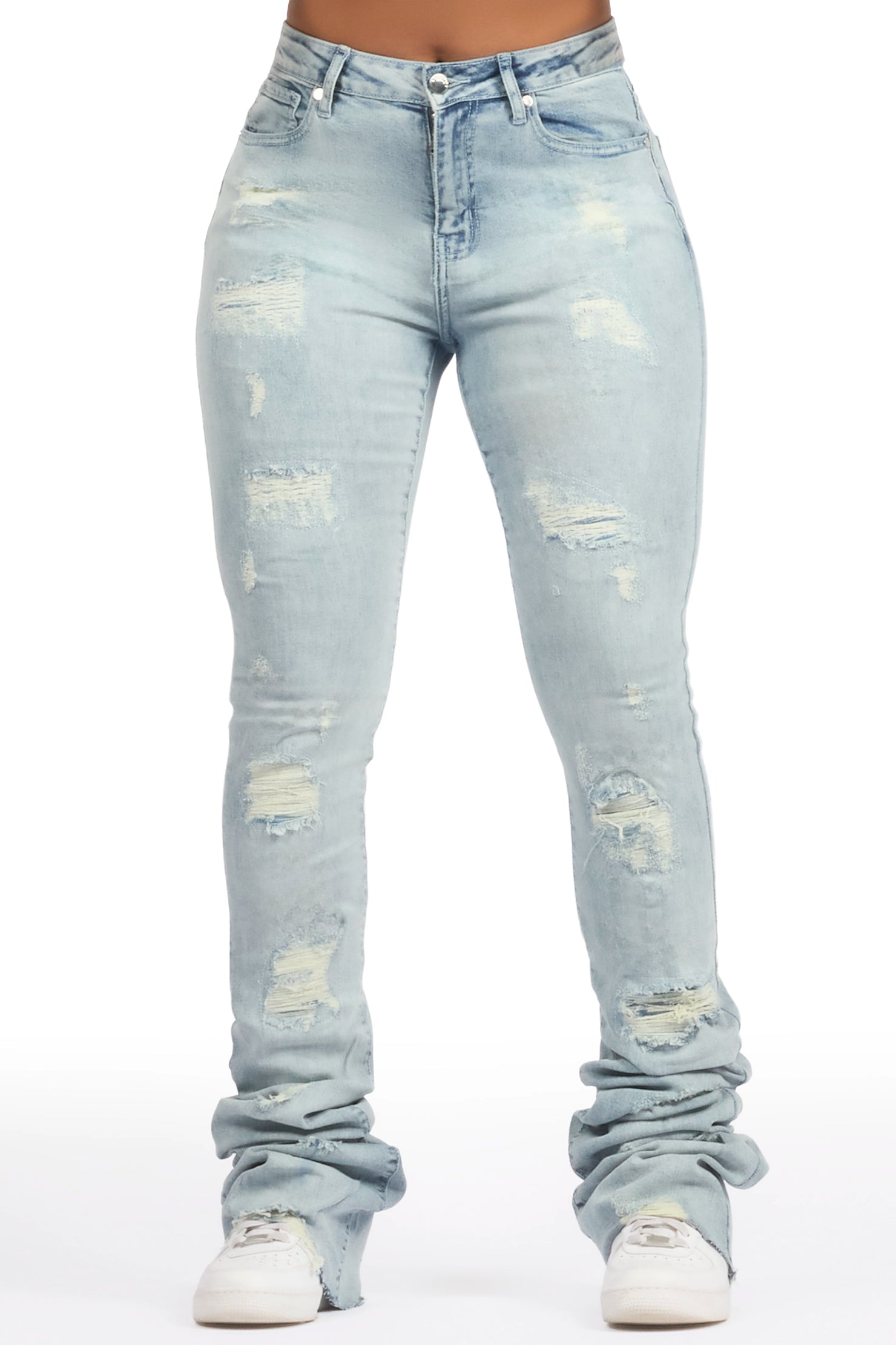 Remy Light Wash Super Stacked Jean