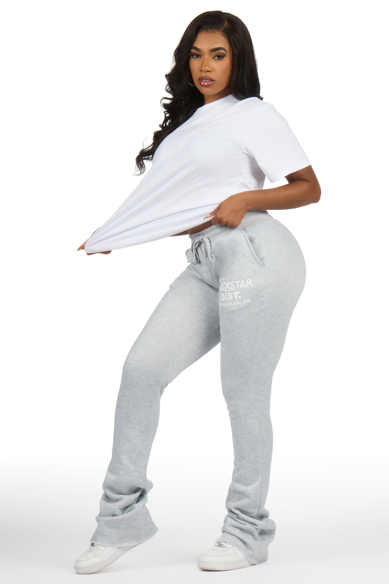 Dalasia 2.0 White/Grey T-Shirt Track Set