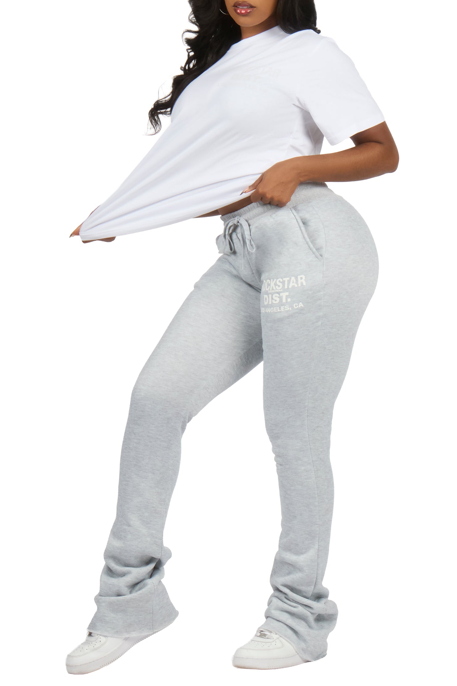 Dalasia 2.0 White/Grey T-Shirt Track Set