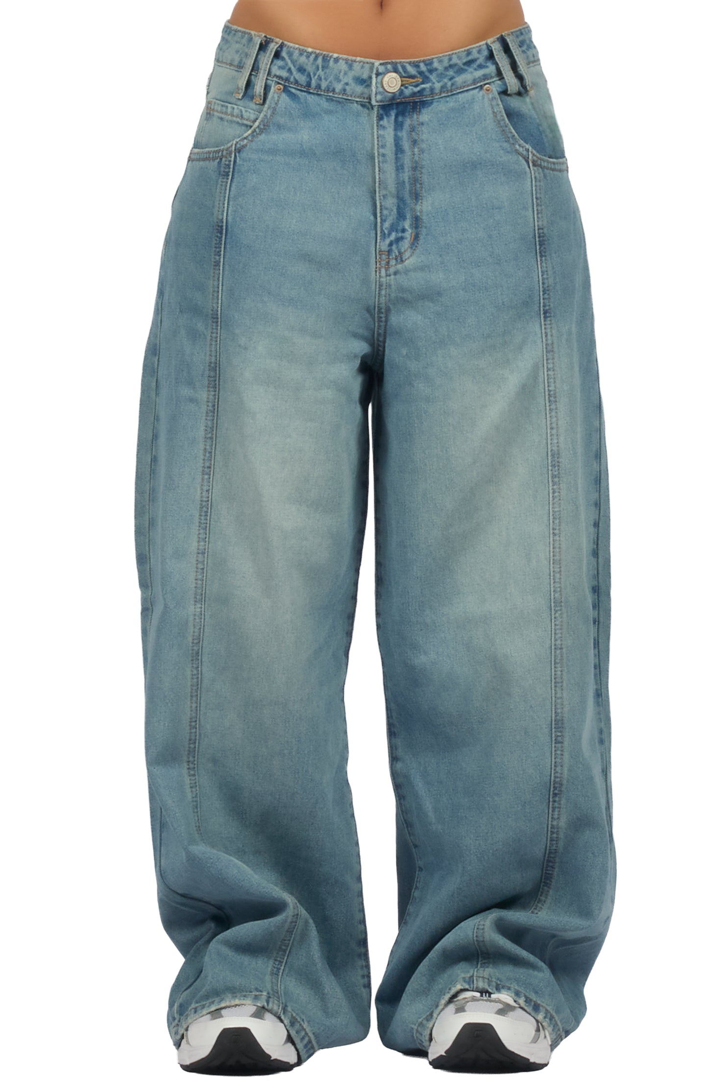 Letitia Light Wash Extra Baggy Jean