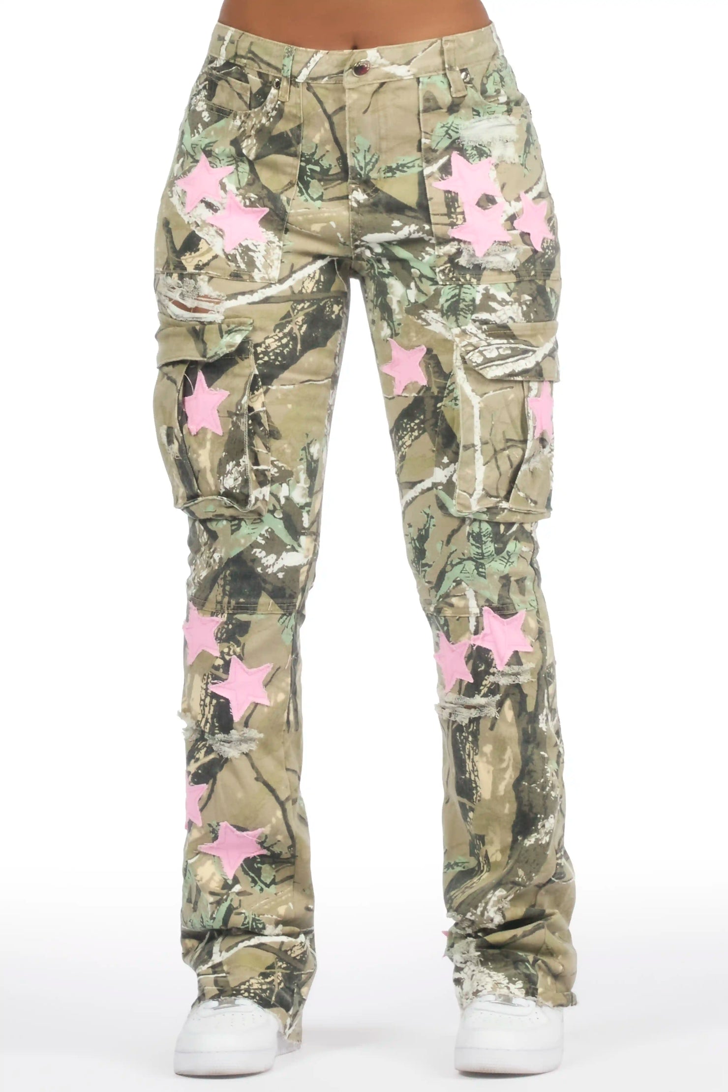Kamron Tree Camo Stacked Jean