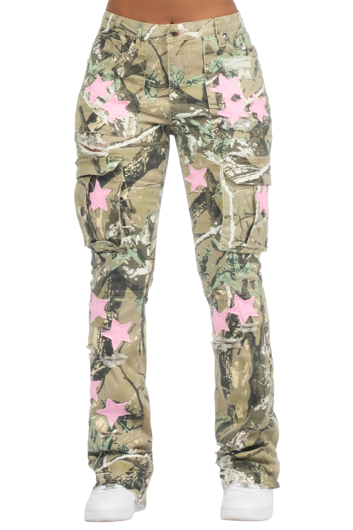 Kamron Tree Camo Stacked Jean