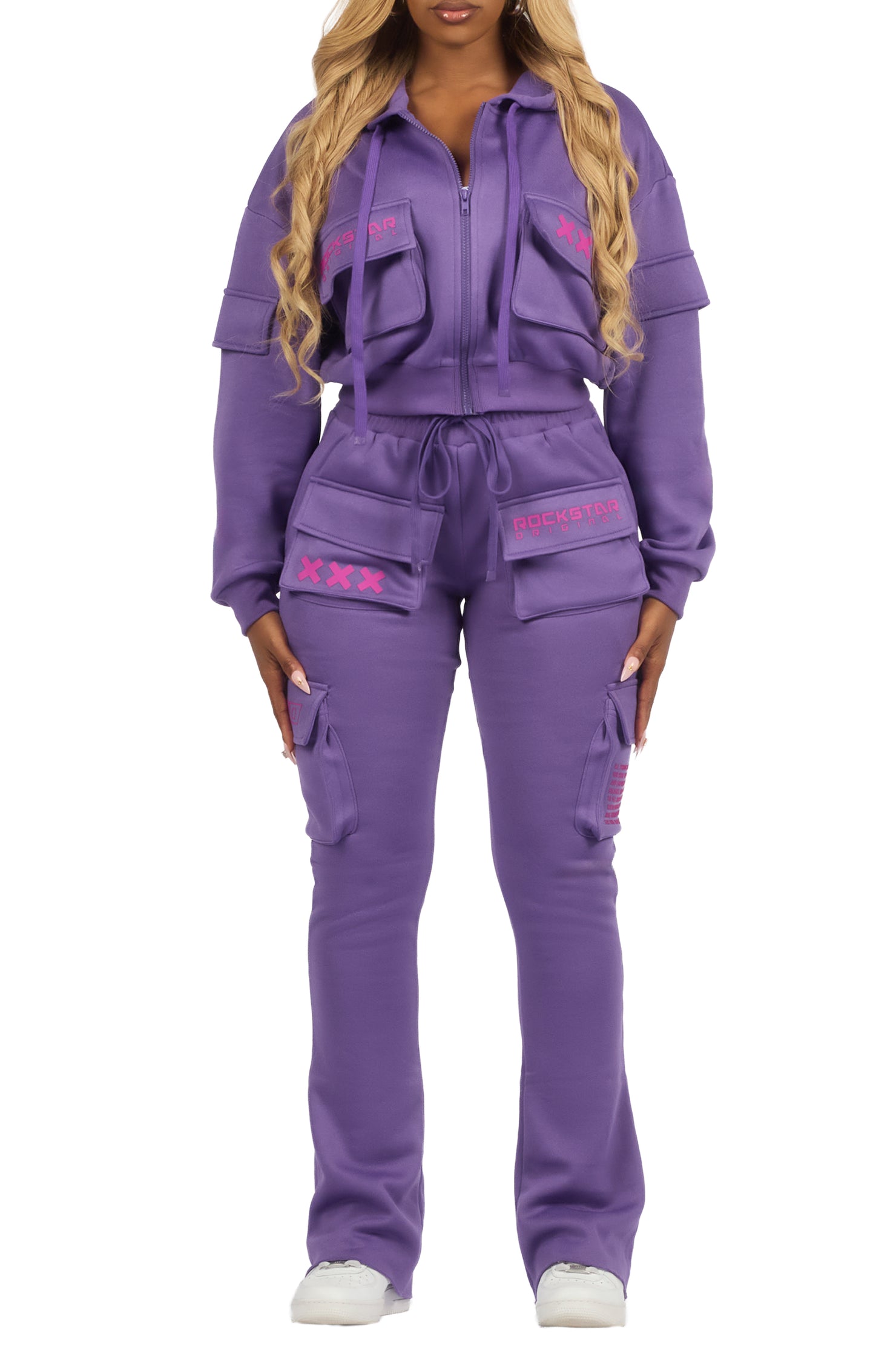 Natanya Purple Cargo Stacked Trackset