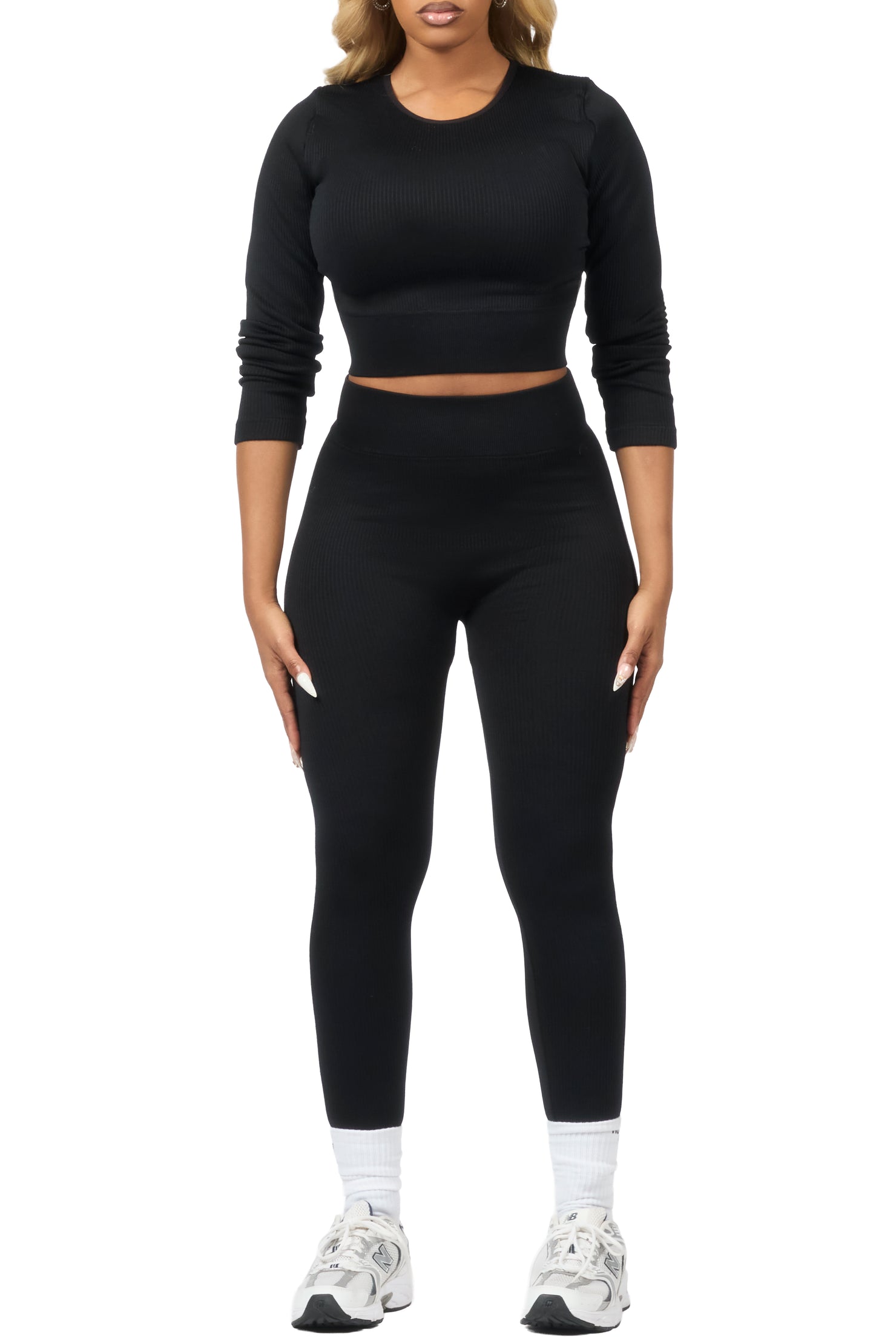 Jalisha Black Active Set