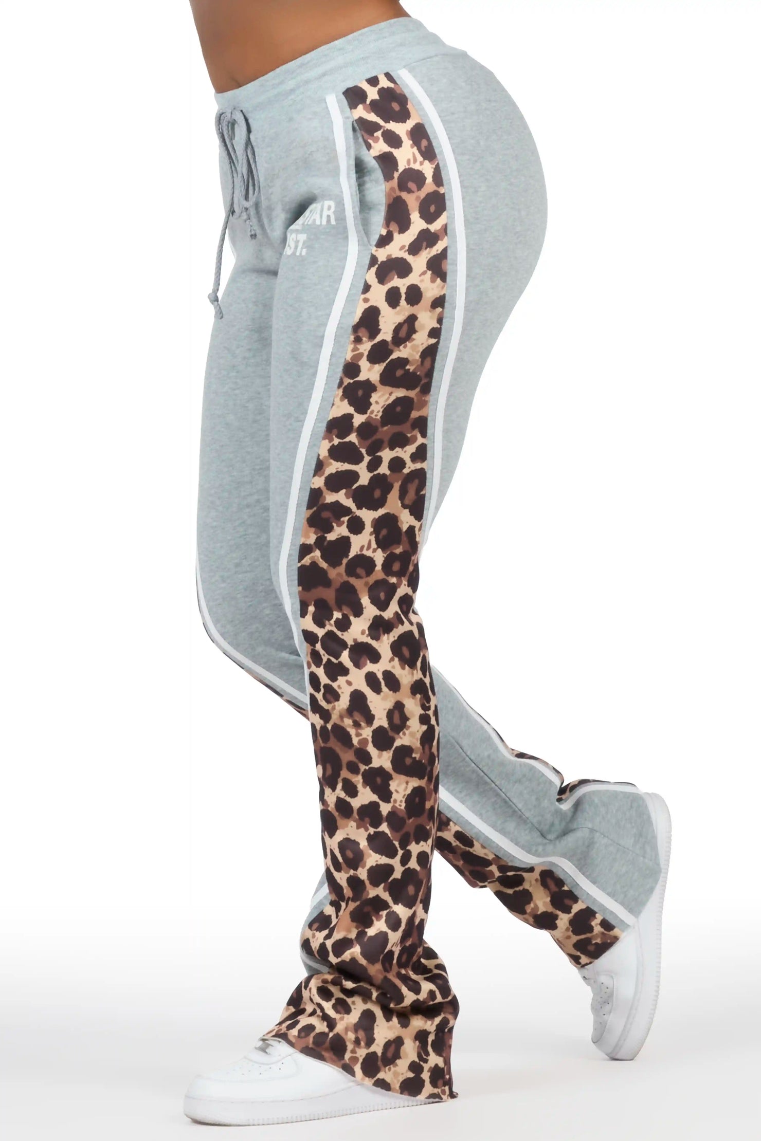 Soana Grey Stacked Track Pant