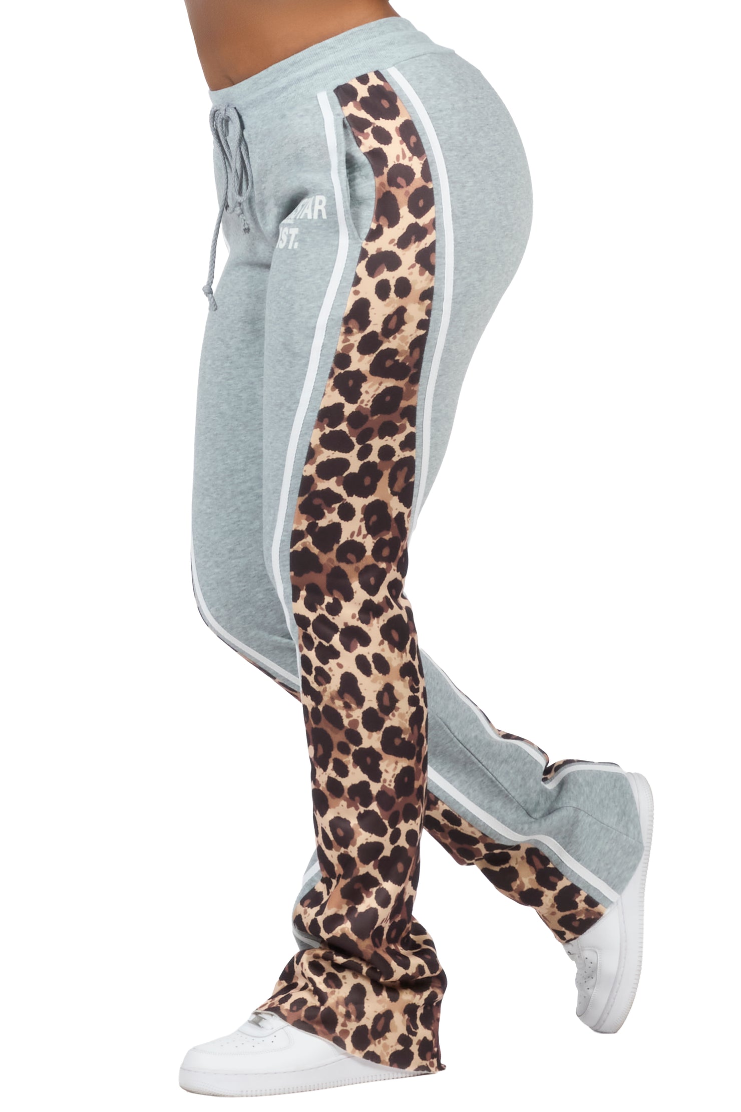 Soana Grey Stacked Track Pant