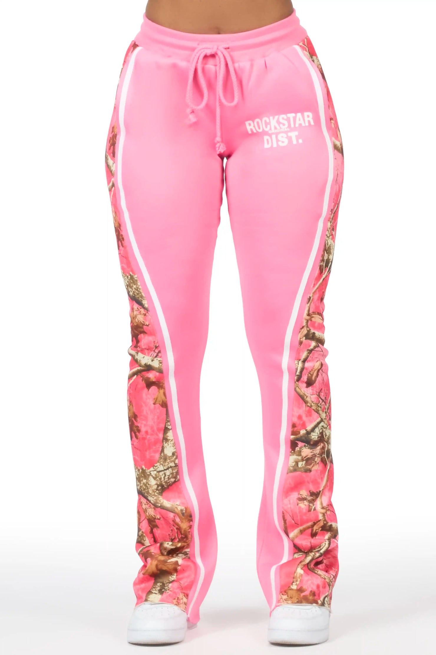 Soana Pink Stacked Track Pant