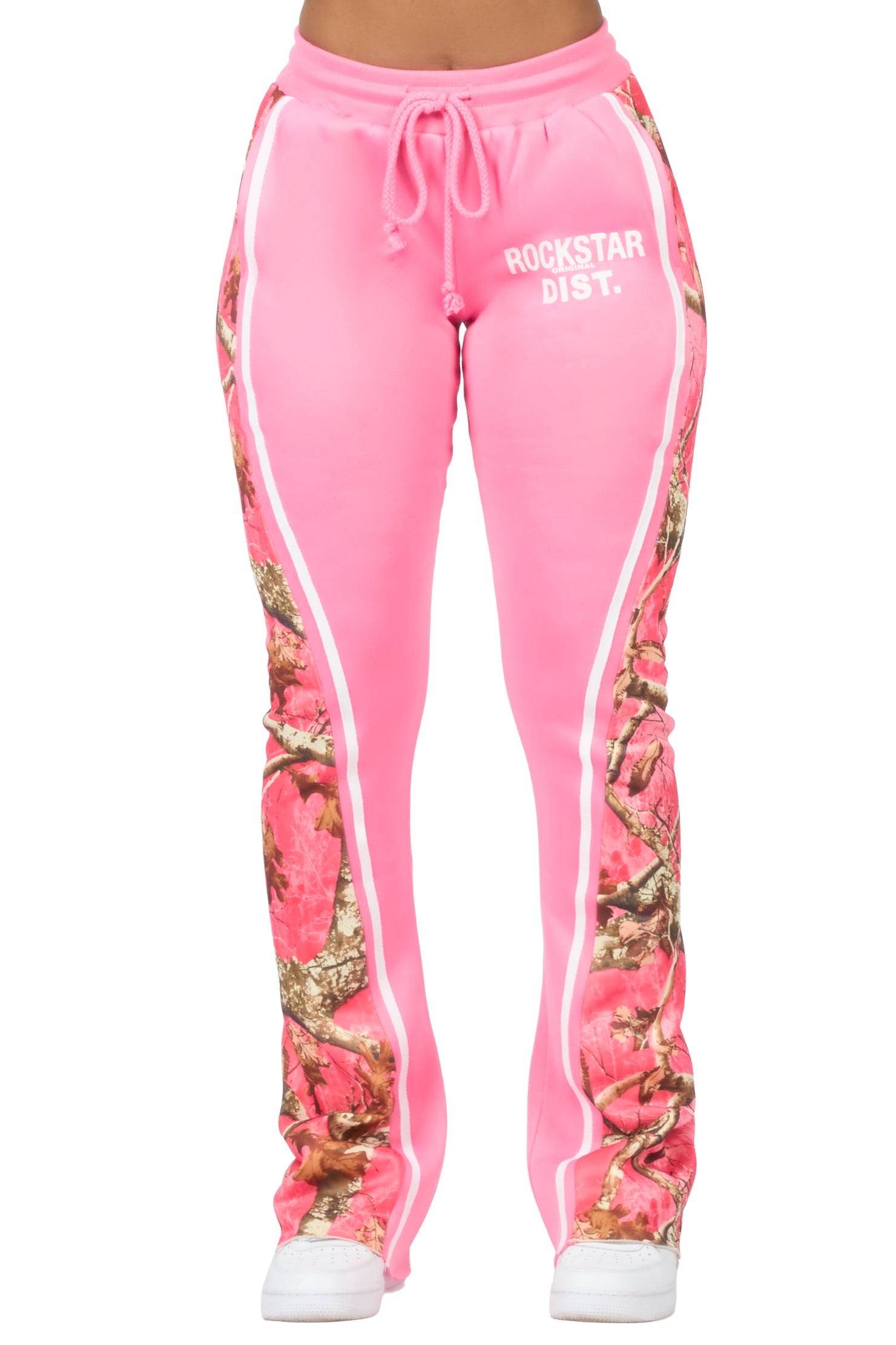 Soana Pink Stacked Track Pant