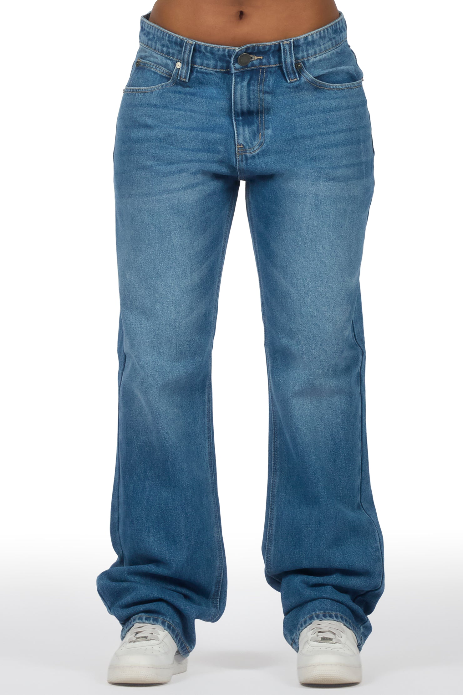 Shenette Light Wash Baggy Jean