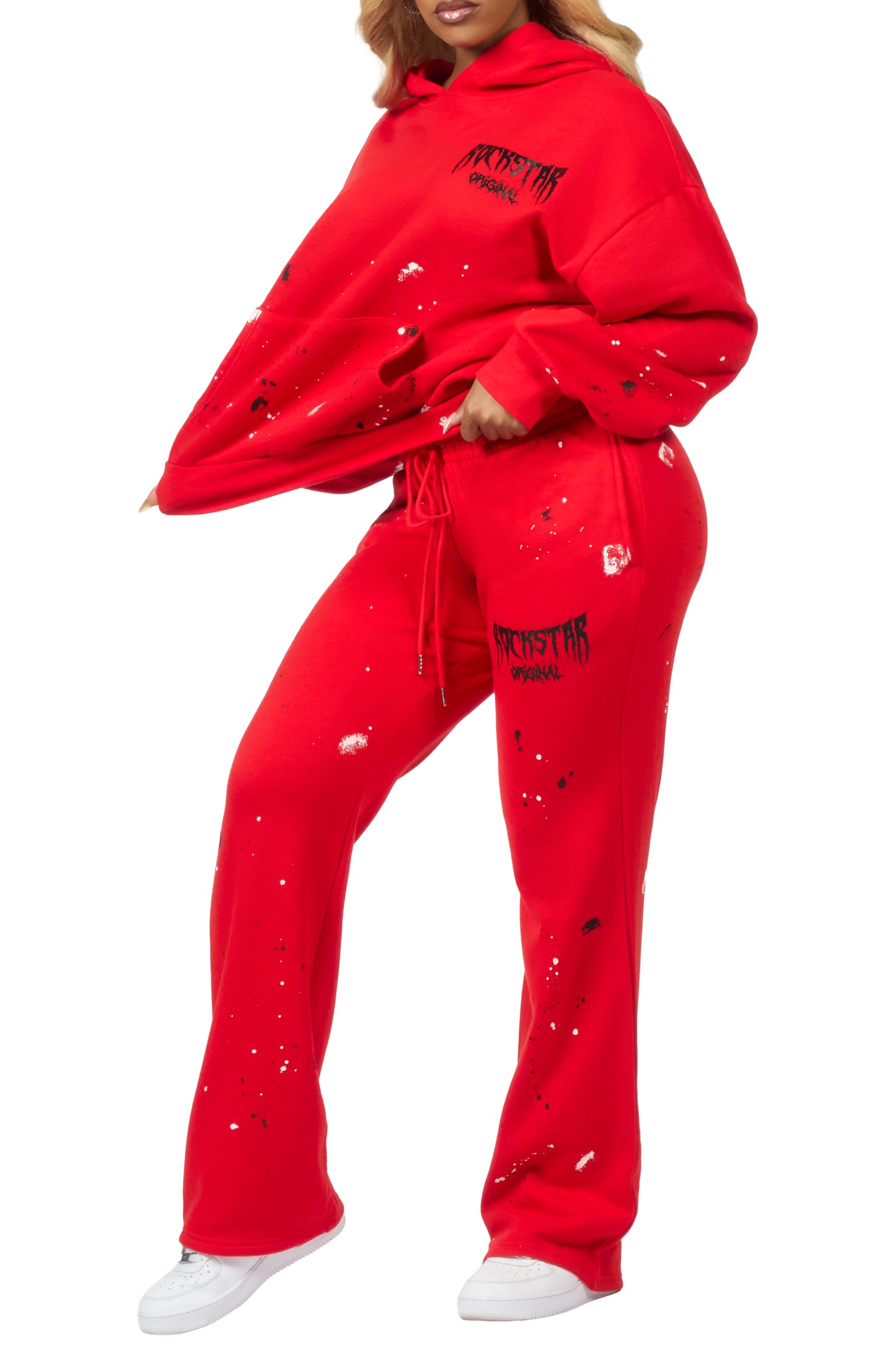 Hadley 2.0 Red/Black Relaxed Fit Track Set